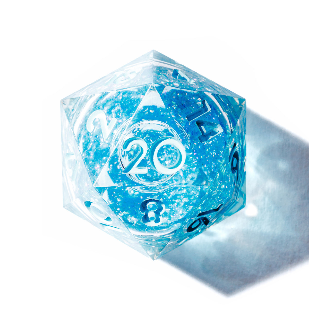 Moonwater 7-Piece Liquid Core Dice Set - Dispel Dice - Premium DnD Dice & Accessories # #