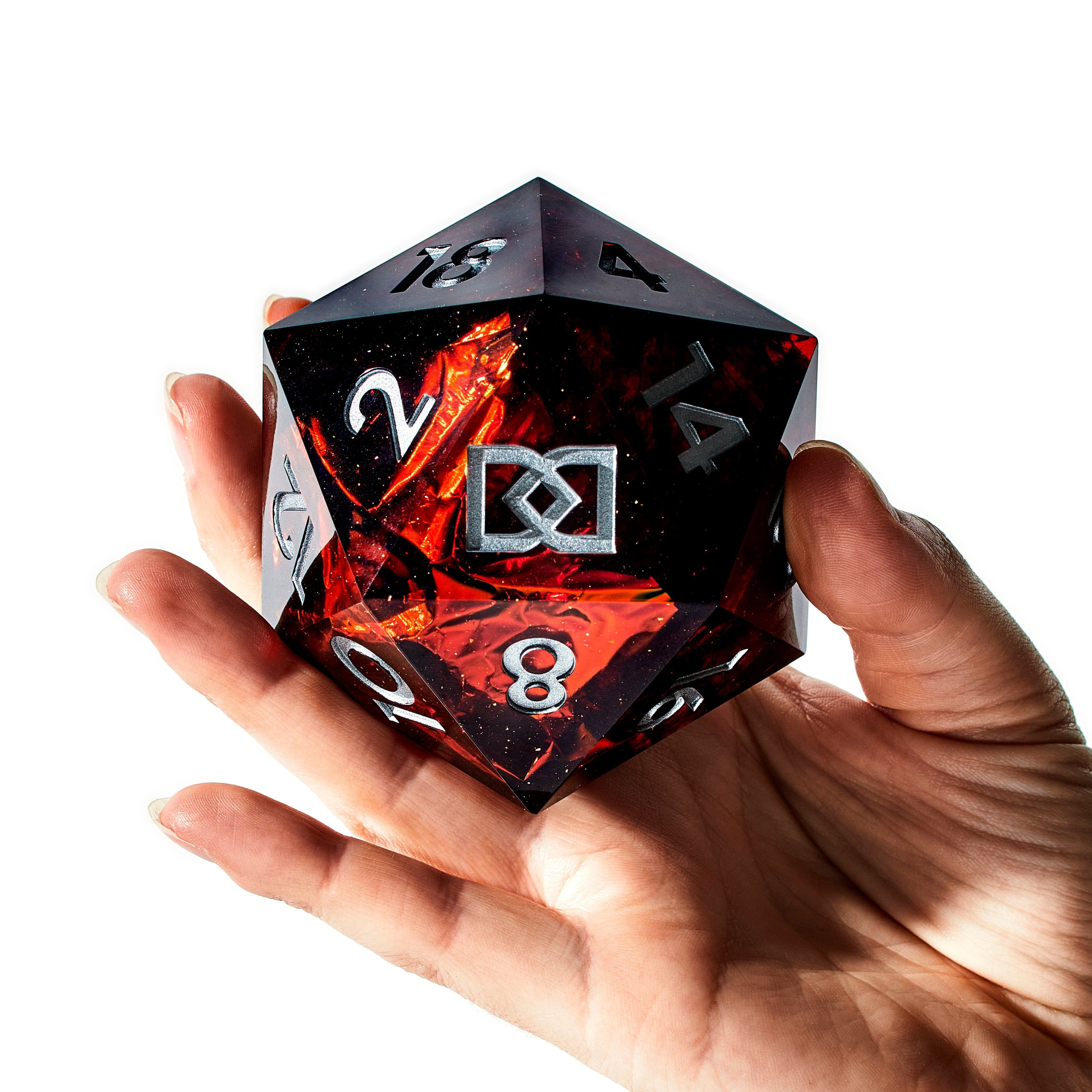 Crimson Nebula 95mm Chonk D20