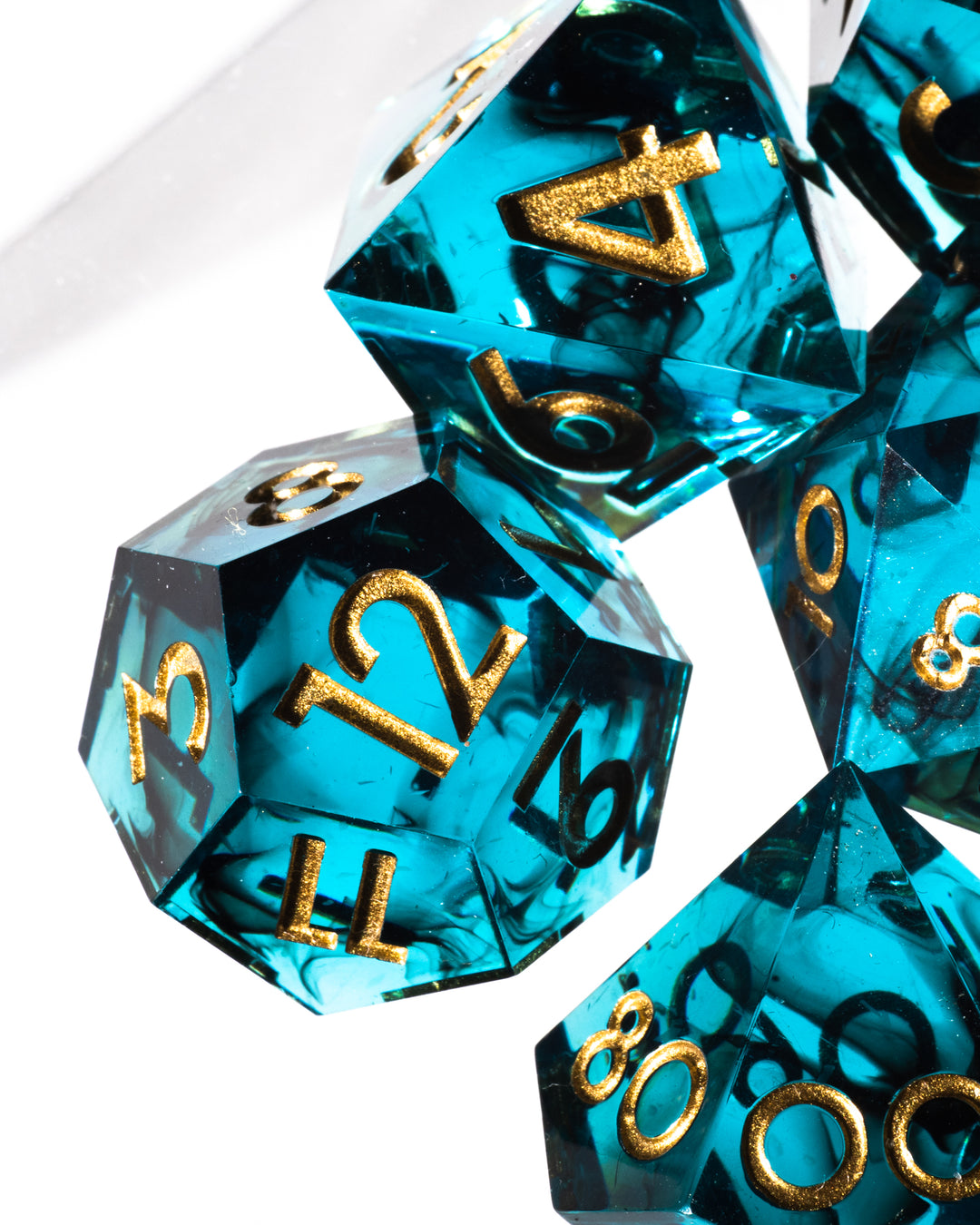 Grace of Gold 7-Piece Polyhedral Dice Set