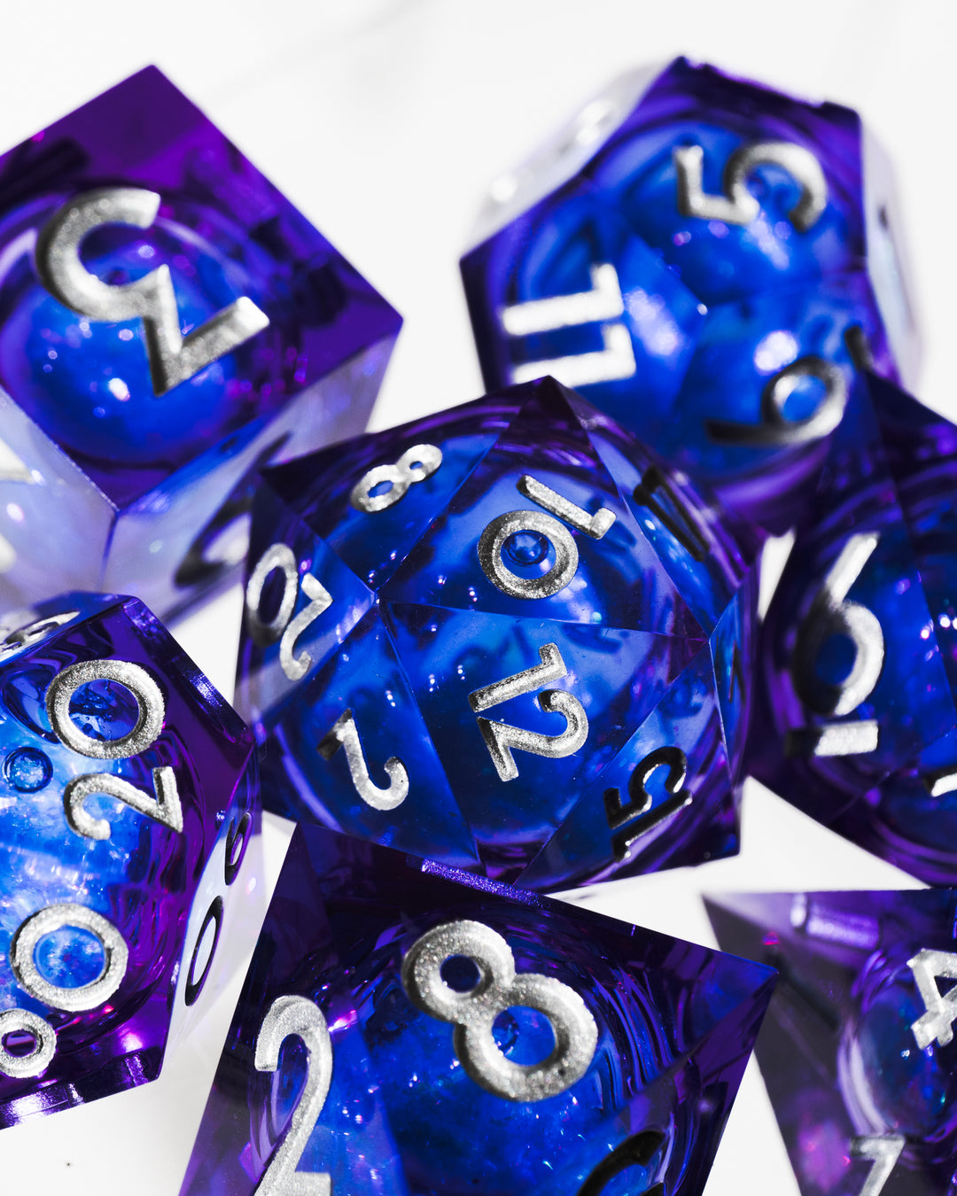 Trina's Lily 7-Piece Liquid Core Dice Set