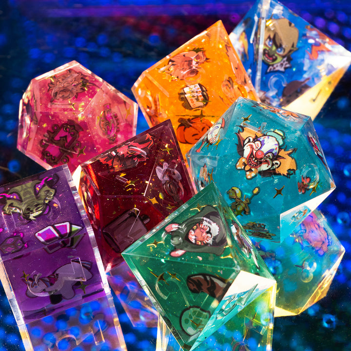 Avantris x Dispel Dice "Once Upon a Witchlight" Iconic 7-Piece Dice Set