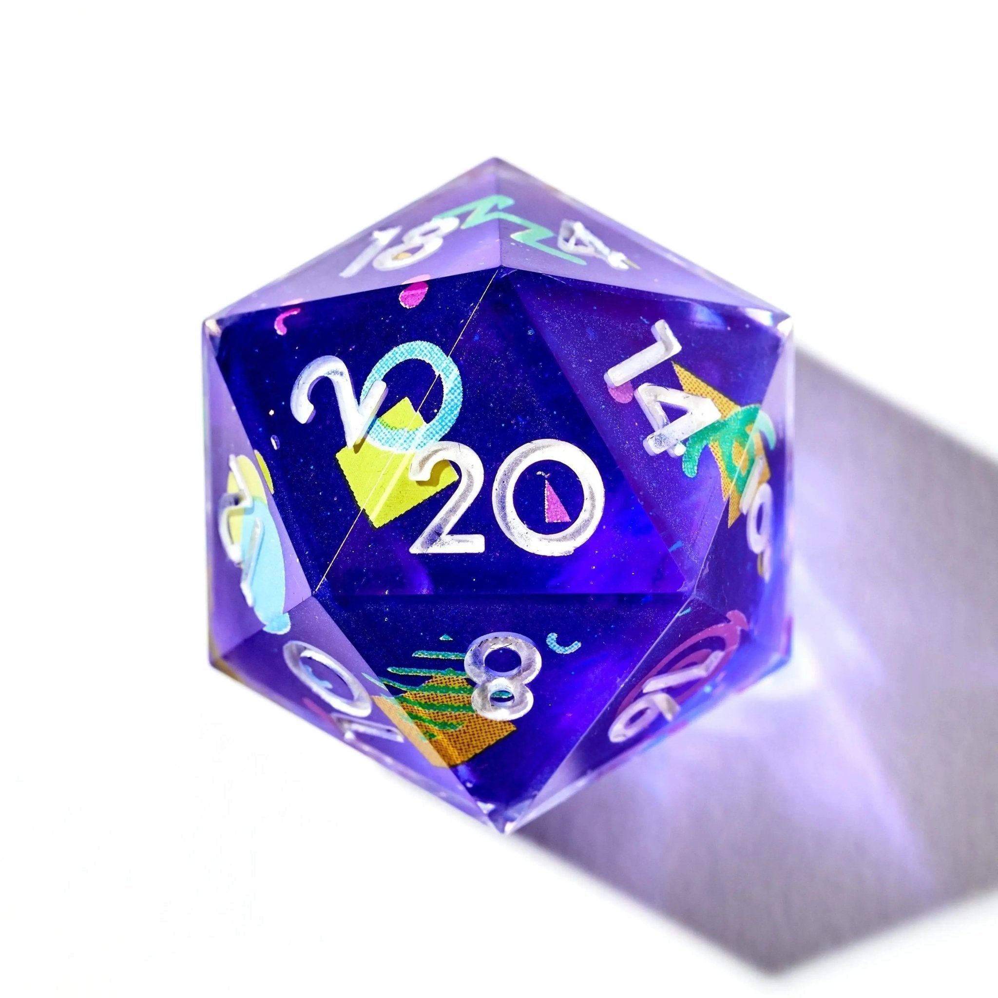 Arcade Carpet 7-Piece Polyhedral Dice Set - Dispel Dice - Premium DnD Dice & Accessories