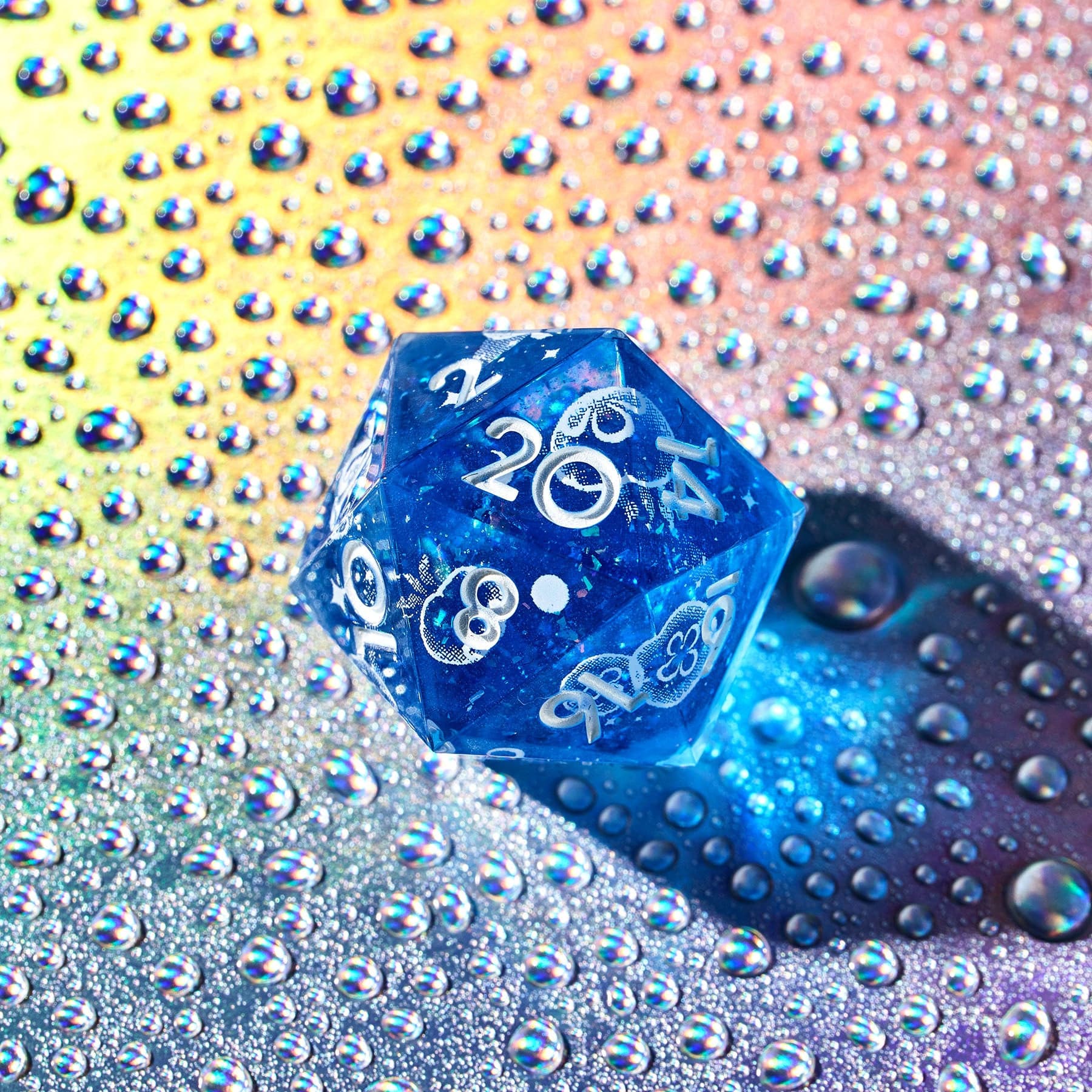 Aurelia 7-Piece Polyhedral Dice Set - Dispel Dice - Premium DnD Dice & Accessories