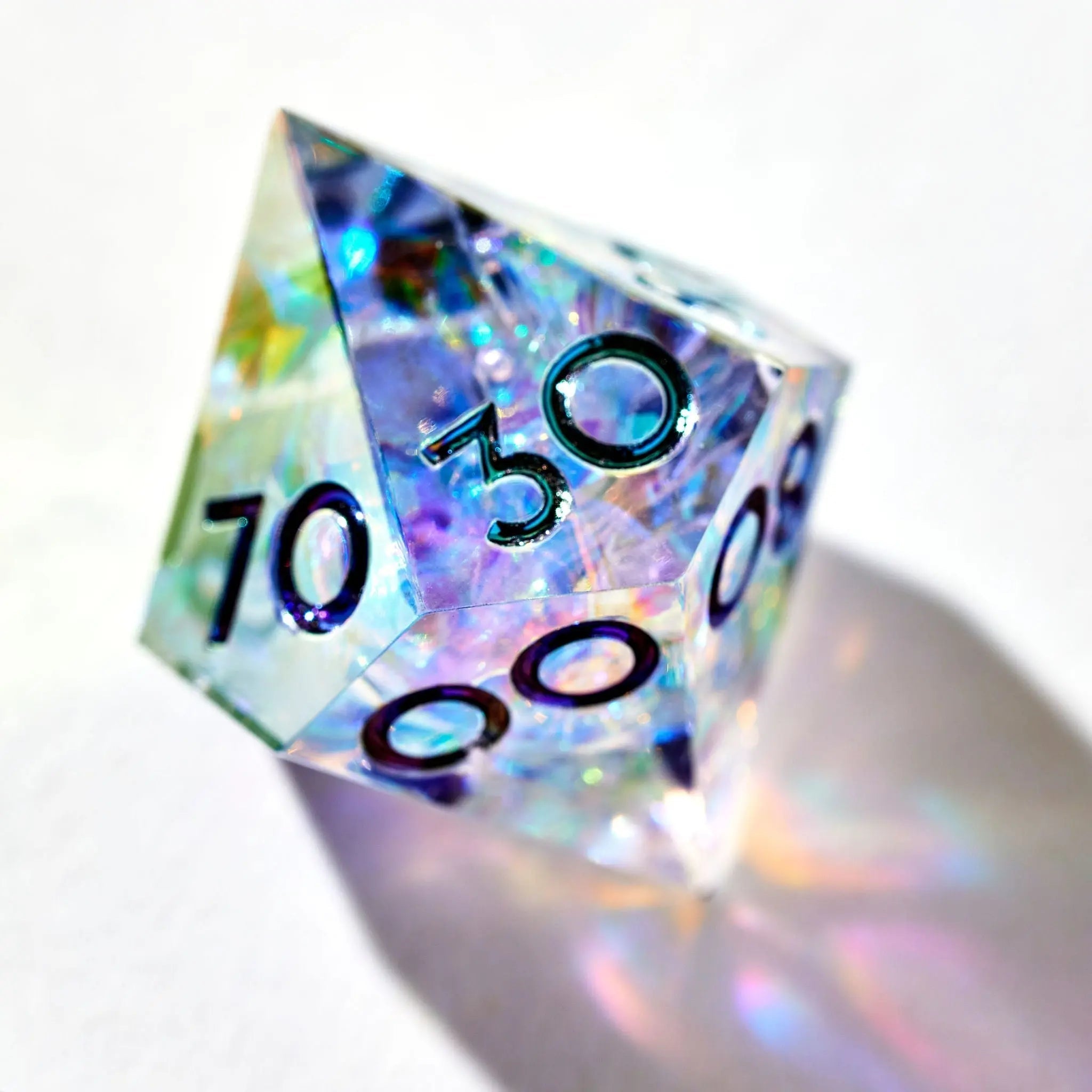 Aurora Borealis 7-Piece Polyhedral Dice Set - Dispel Dice - Premium DnD Dice & Accessories