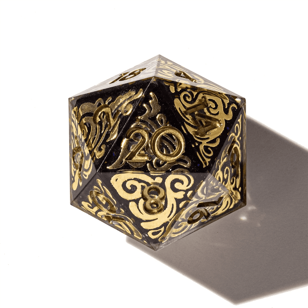 Baroque 7-Piece Polyhedral Dice Set - Dispel Dice - Premium DnD Dice & Accessories