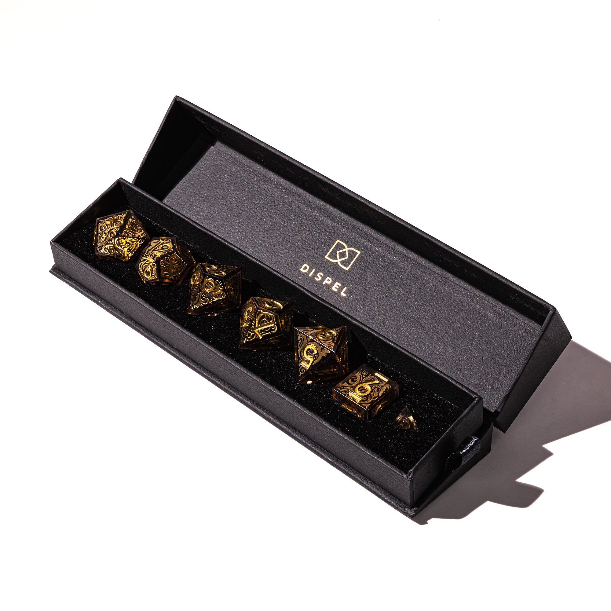 Baroque 7-Piece Polyhedral Dice Set - Dispel Dice - Premium DnD Dice & Accessories