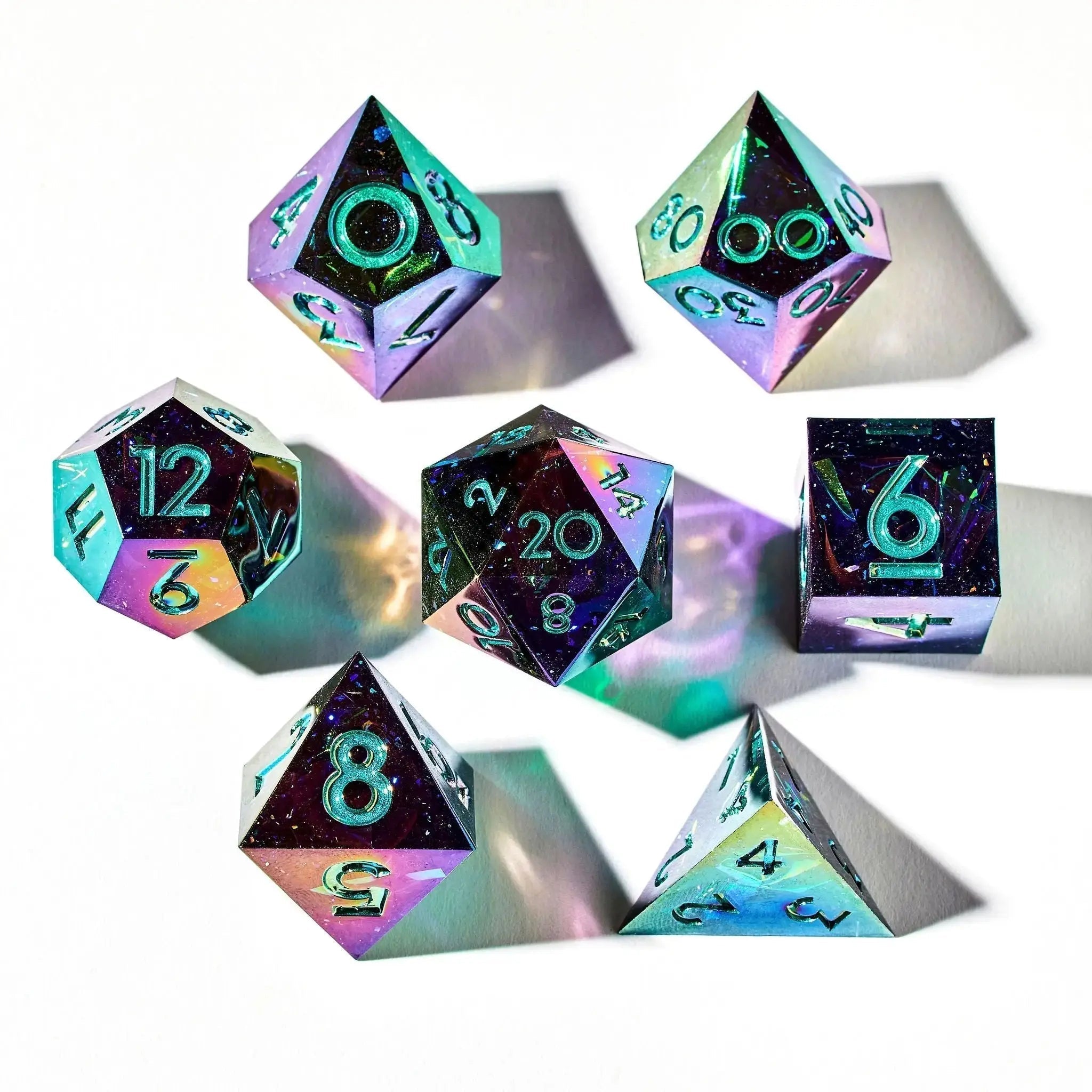 Behemoth 7-Piece Polyhedral Dice Set - Dispel Dice - Premium DnD Dice & Accessories