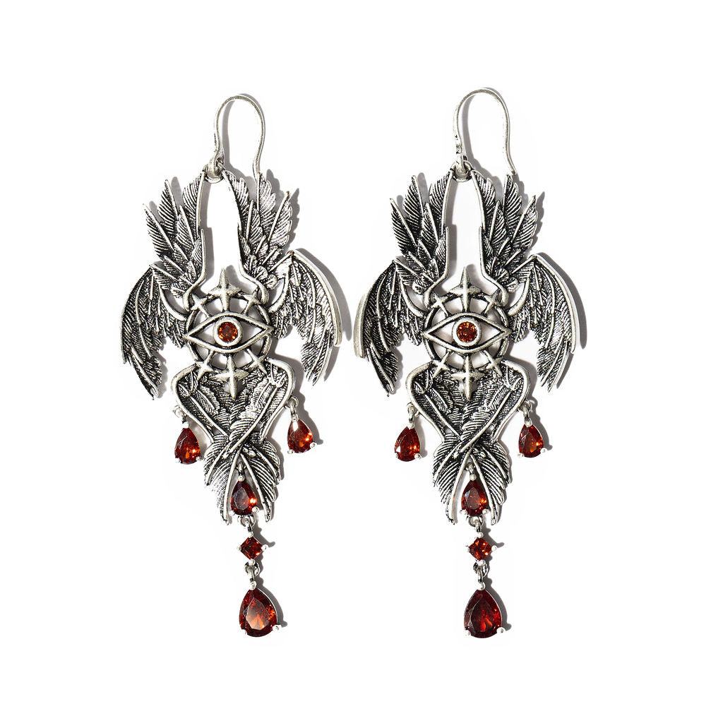 Be Not Afraid Silver Earrings