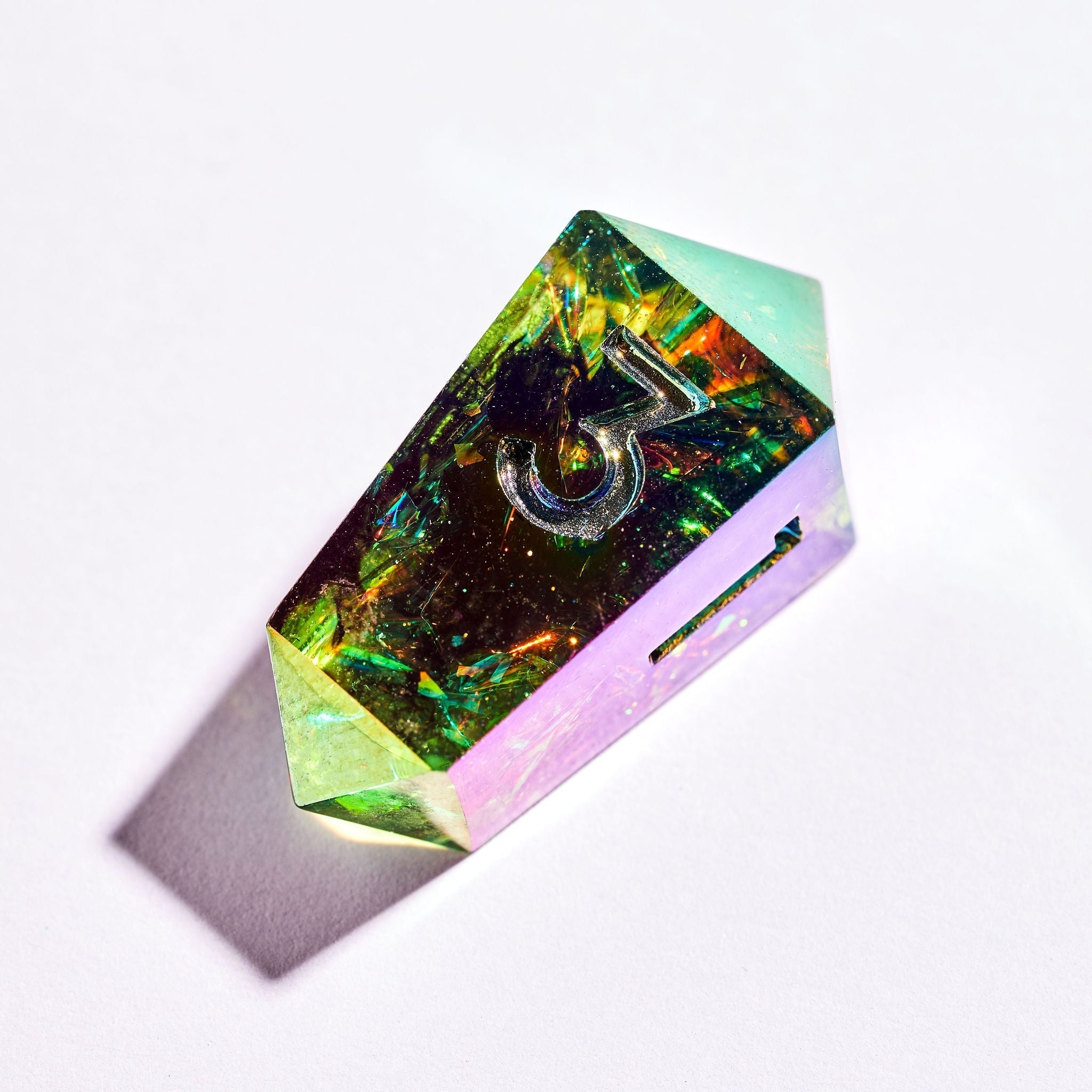 Blackflame 7-Piece Jewel-shaped Dice Set - Dispel Dice - Premium DnD Dice & Accessories