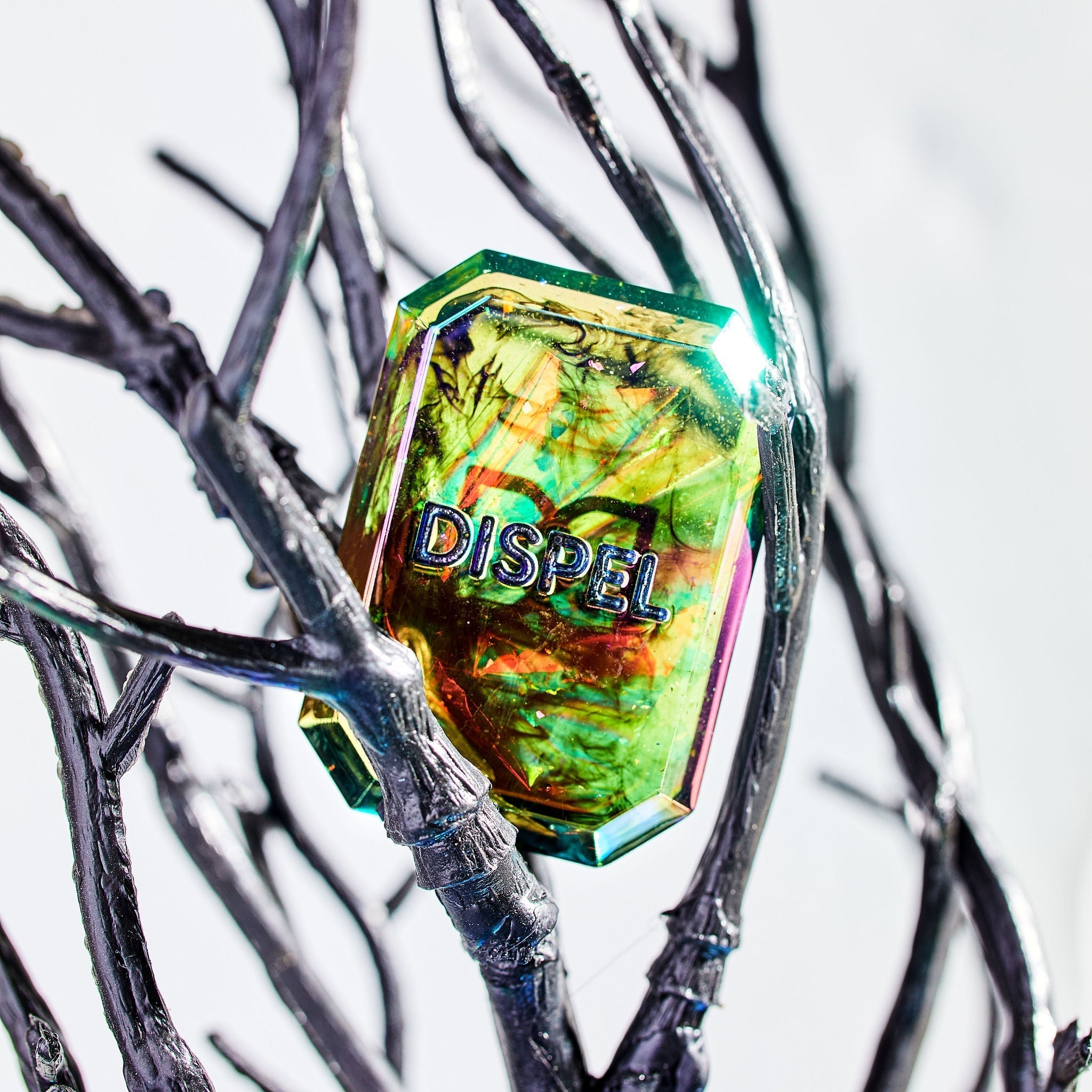 Blackflame 7-Piece Jewel-shaped Dice Set - Dispel Dice - Premium DnD Dice & Accessories