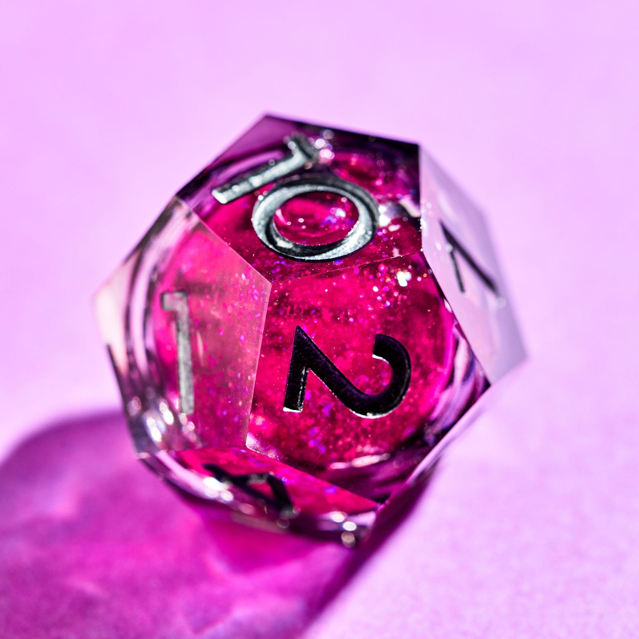 Bloodmoon 7-Piece Liquid Core Dice Set - Dispel Dice - Premium DnD Dice & Accessories