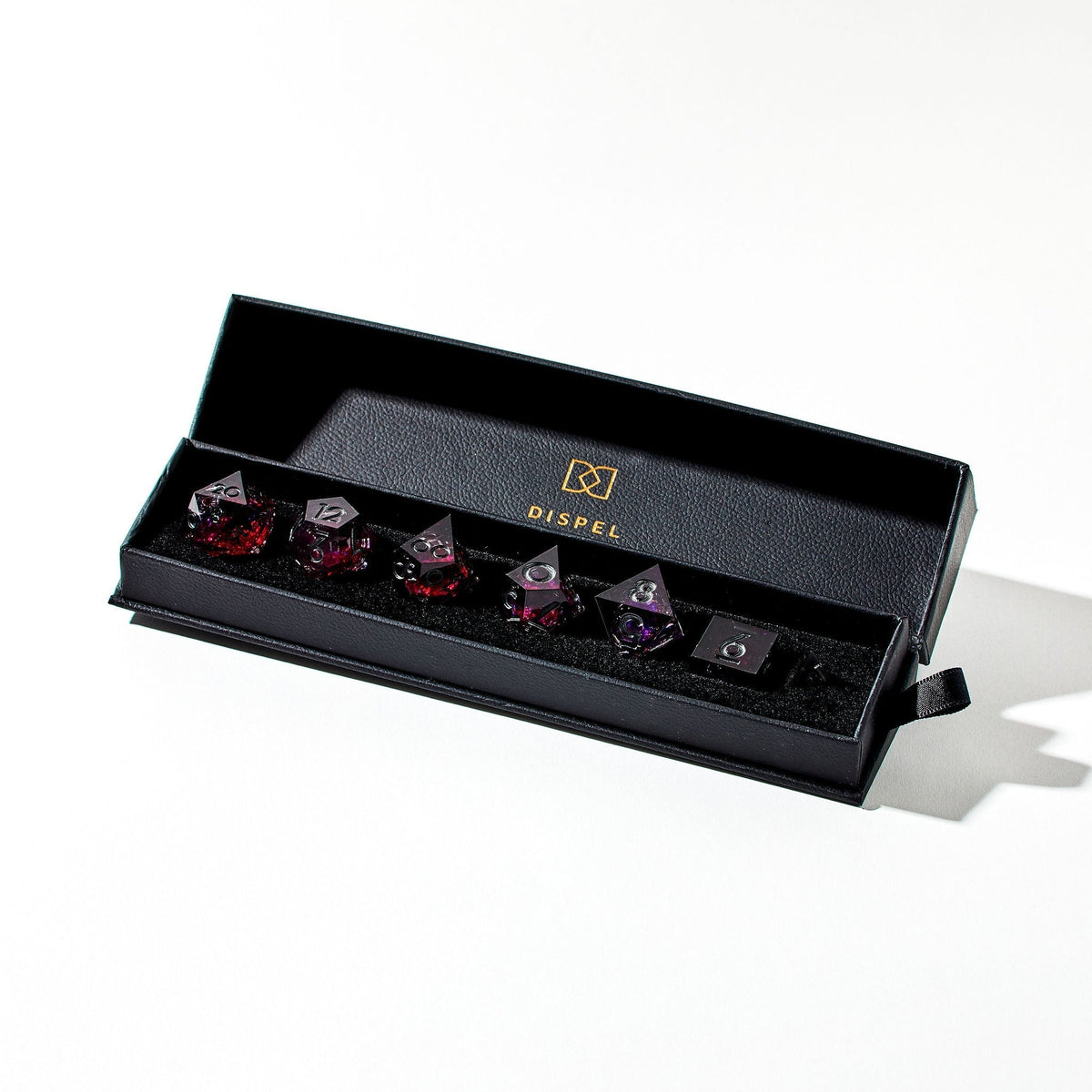 Bloodmoon Liquid Core Dice Set | Dispel Dice®