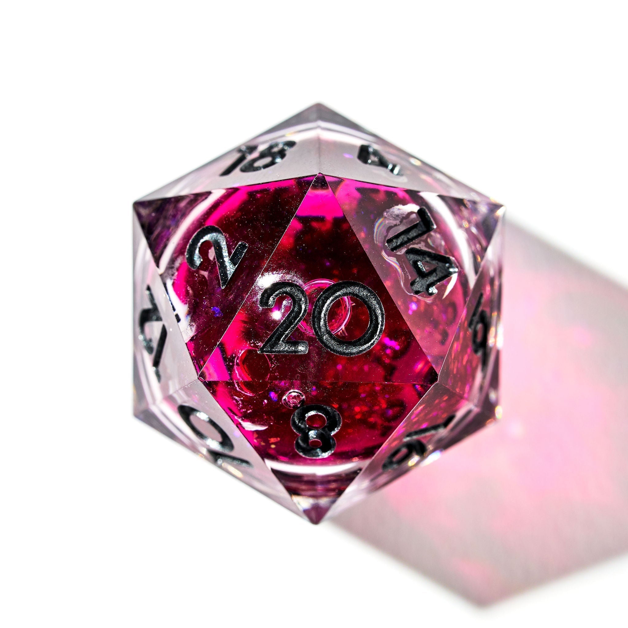 Bloodmoon 7-Piece Liquid Core Dice Set - Dispel Dice - Premium DnD Dice & Accessories