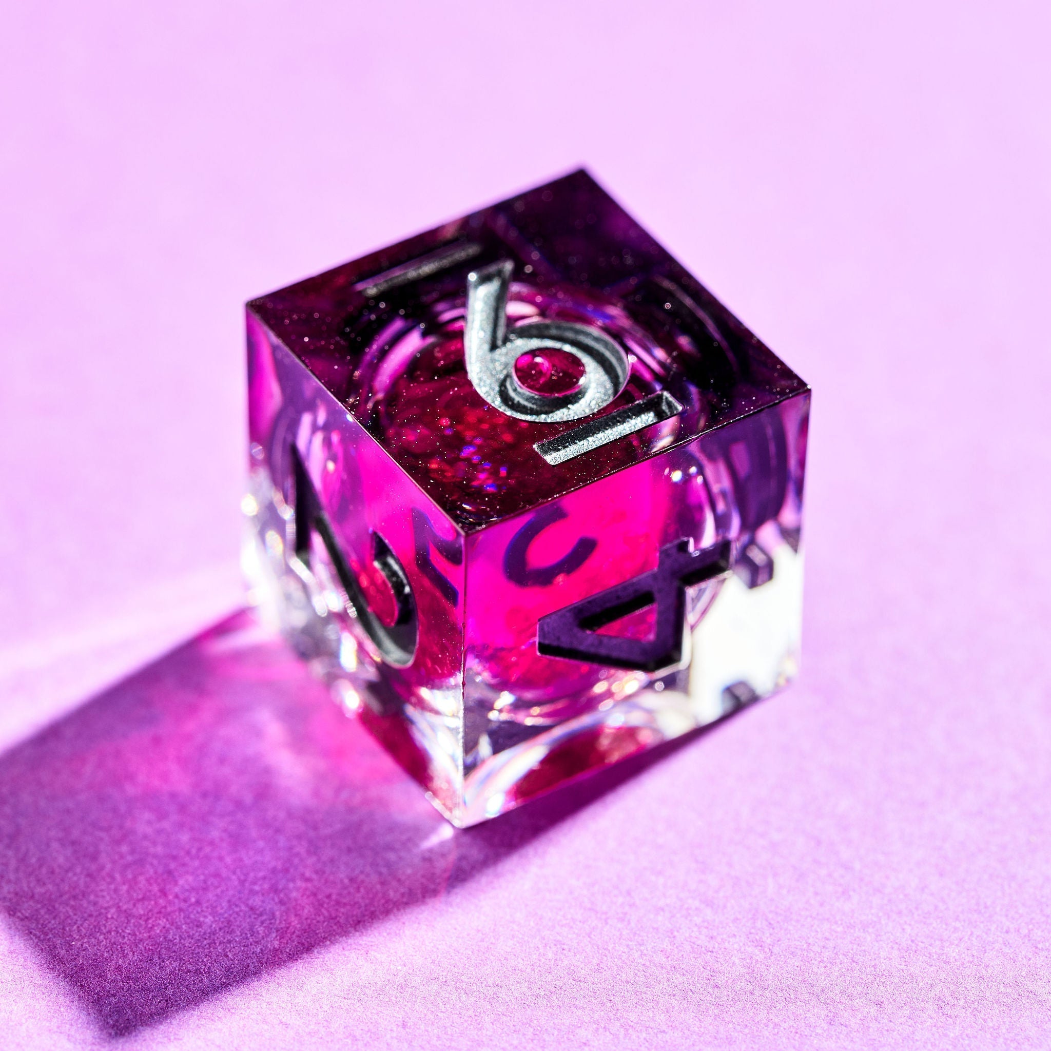 Bloodmoon 7-Piece Liquid Core Dice Set - Dispel Dice - Premium DnD Dice & Accessories