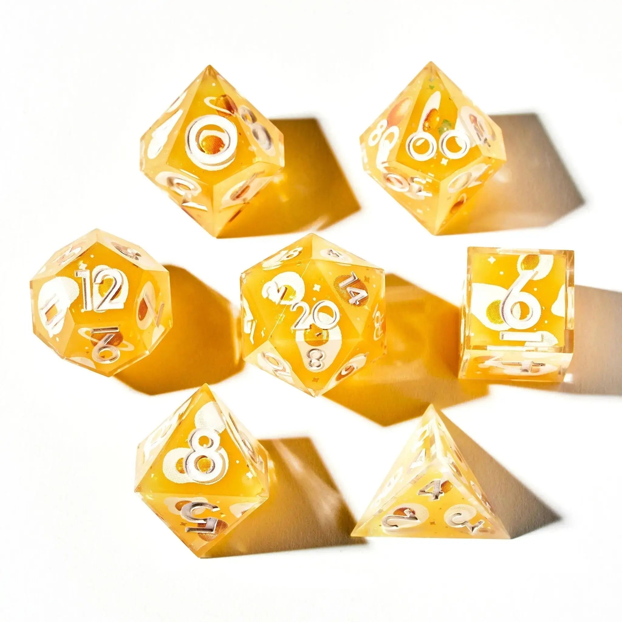 Brunch 7-Piece Polyhedral Dice Set - Dispel Dice - Premium DnD Dice & Accessories
