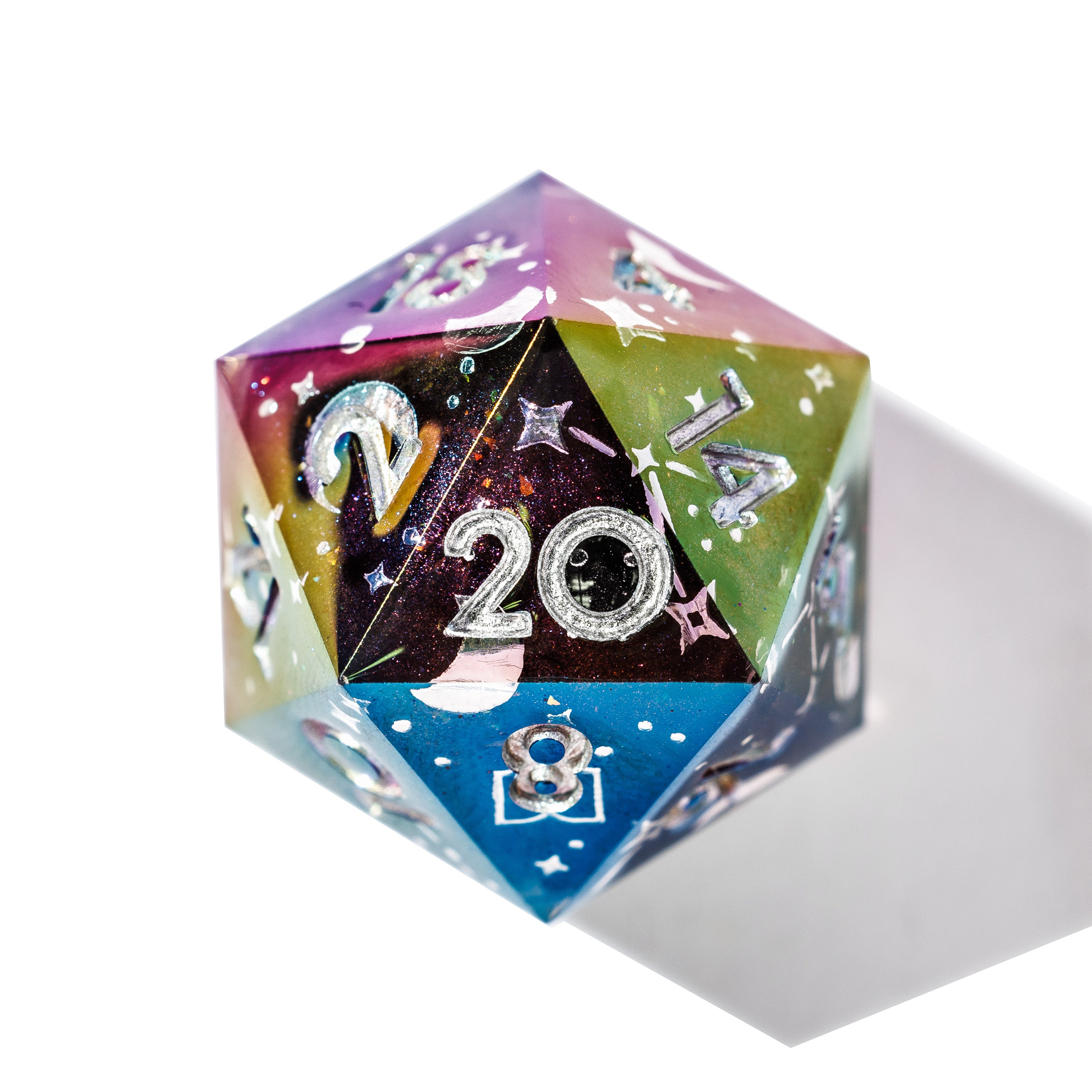 Celestial Sphere 7-Piece Iridescent Dice Set