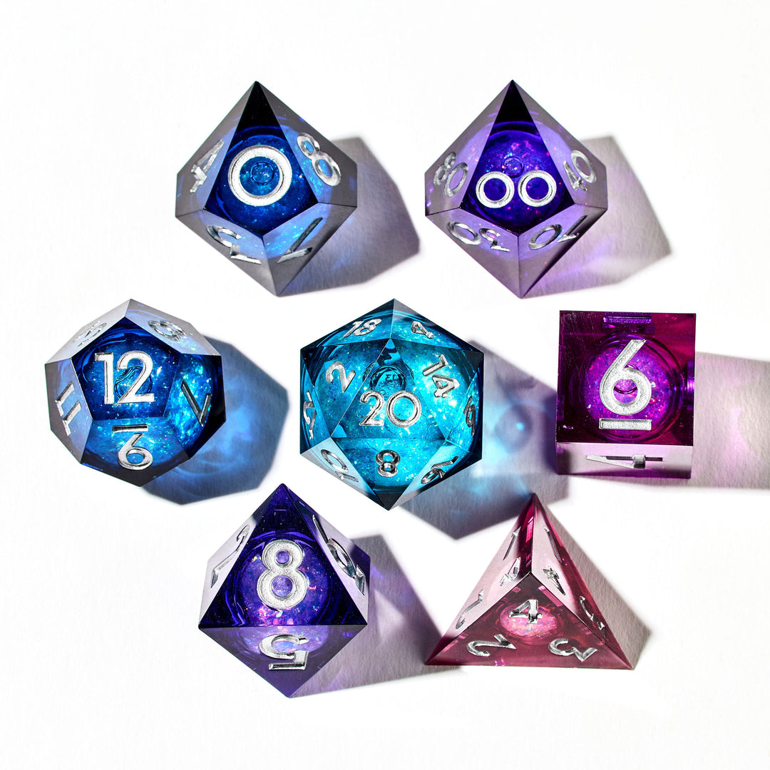 Changeling 7-Piece Liquid Core Dice Set