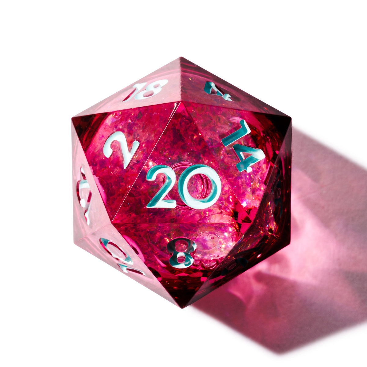 Charm Person 7-Piece Liquid Core Dice Set