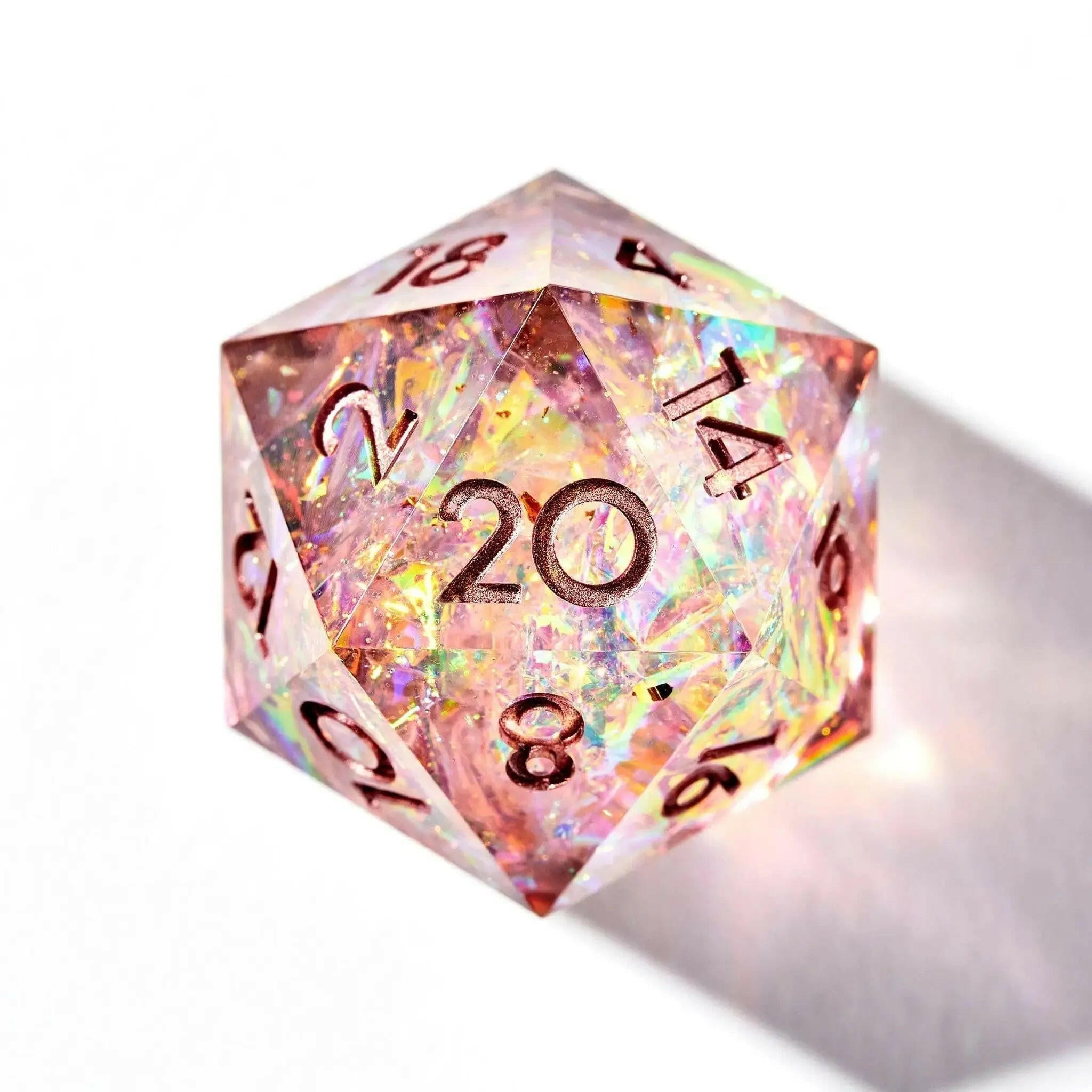 Cherry Blossom 7-Piece Polyhedral Dice Set - Dispel Dice - Premium DnD Dice & Accessories