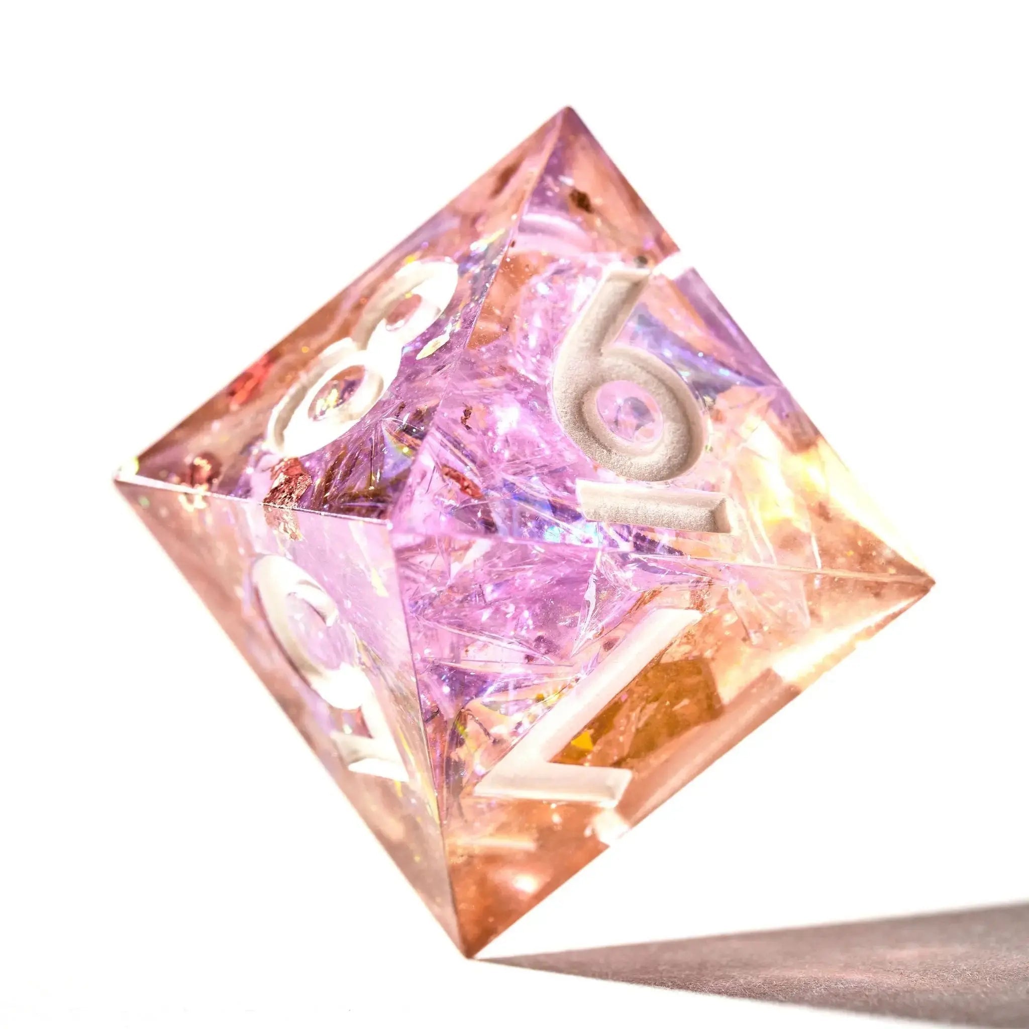 Chiffon Petals 7-Piece Polyhedral Dice Set - Dispel Dice - Premium DnD Dice & Accessories