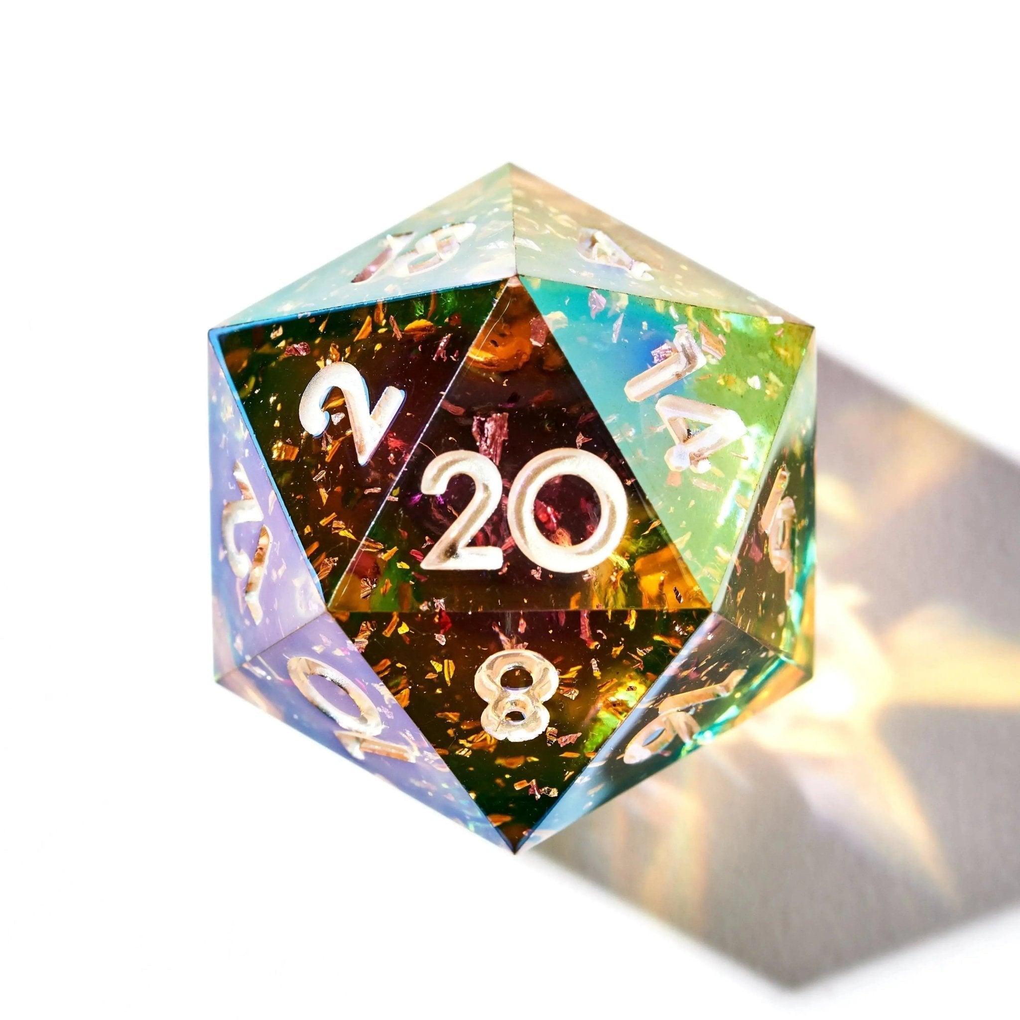 Chroma 7-Piece Polyhedral Dice Set - Dispel Dice - Premium DnD Dice & Accessories