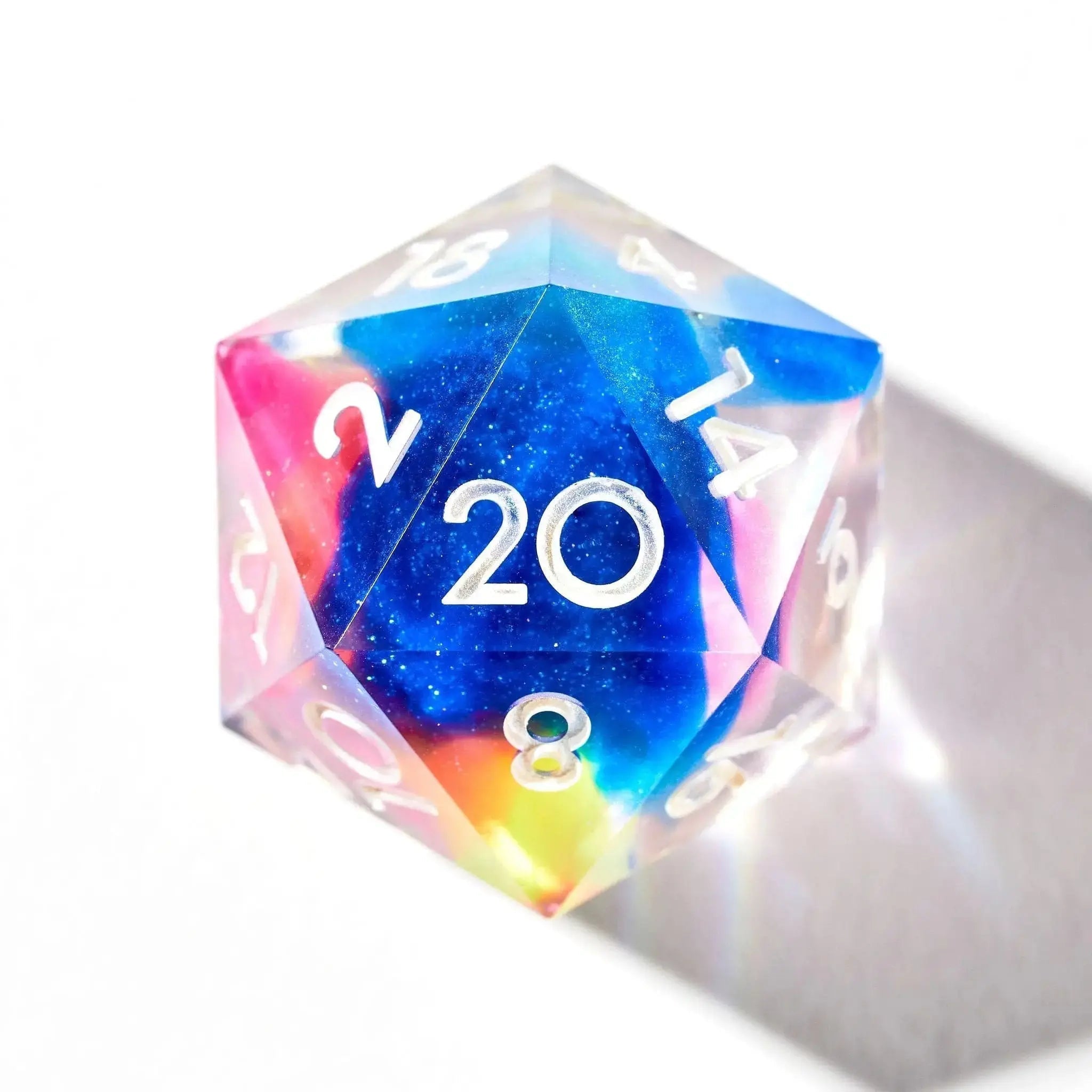 Color Spray 7-Piece Polyhedral Dice Set - Dispel Dice - Premium DnD Dice & Accessories