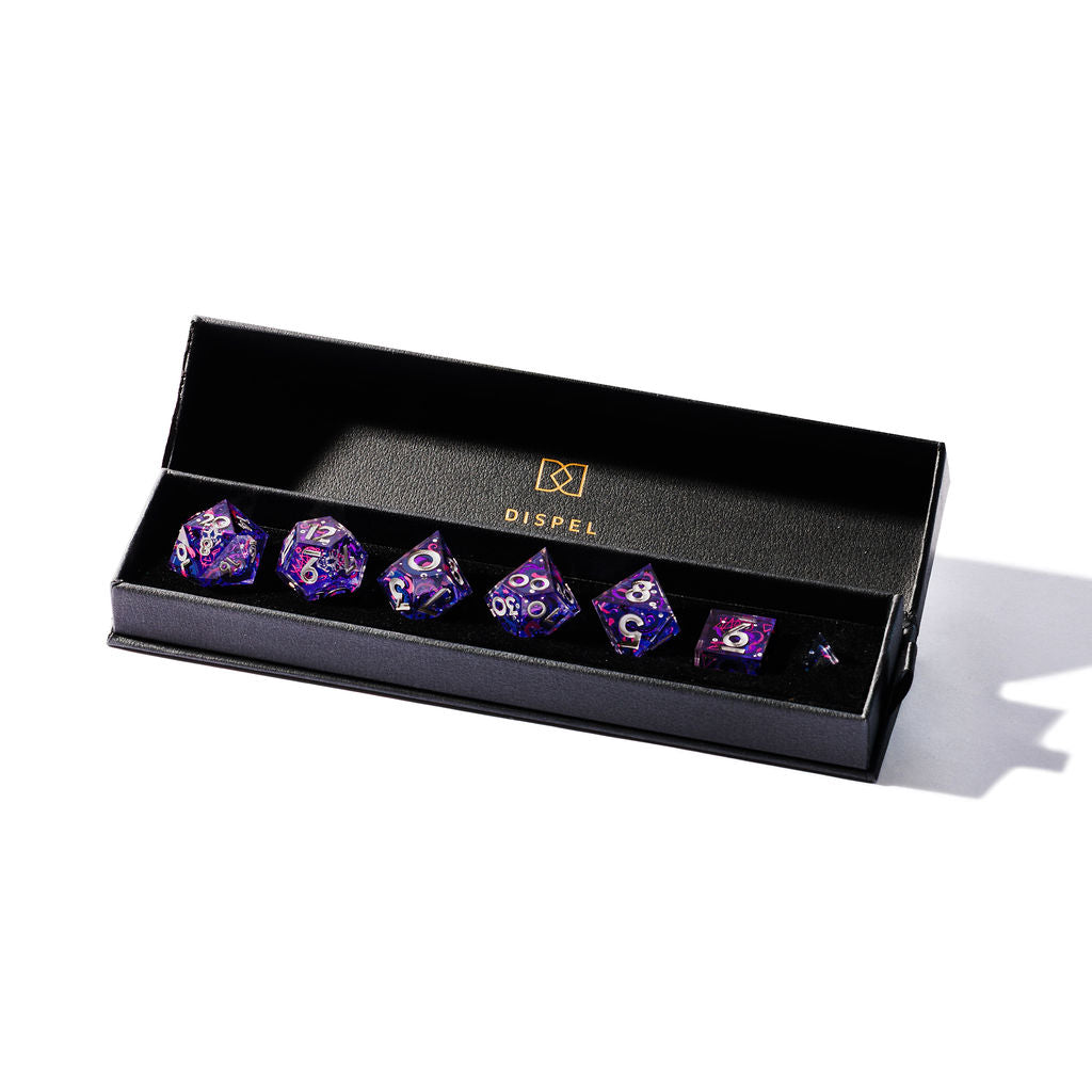 Quest's End x Dispel Dice "Revenant Rattle Bones" 7-Piece Iconic Dice Set