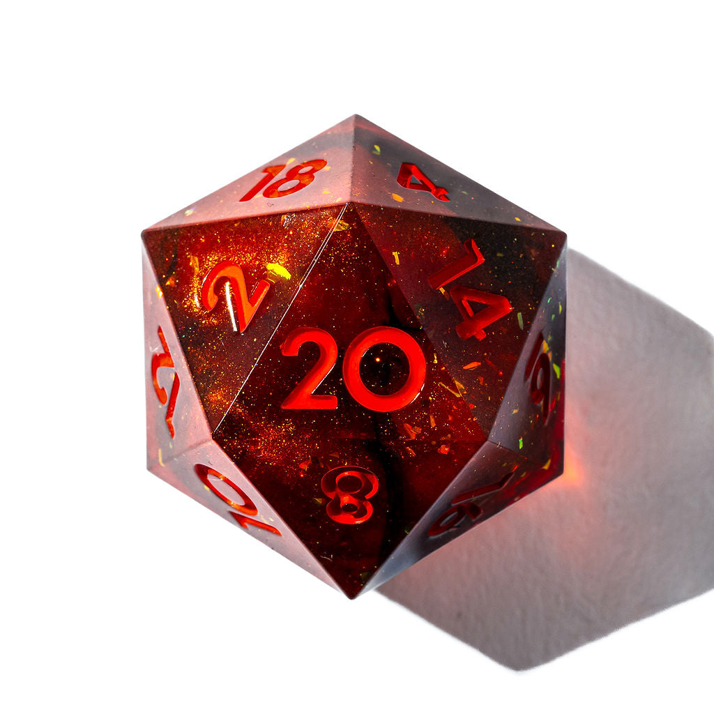 Hot Spot 7-Piece Classic Dice Set - Dispel Dice - Premium DnD Dice & Accessories # #