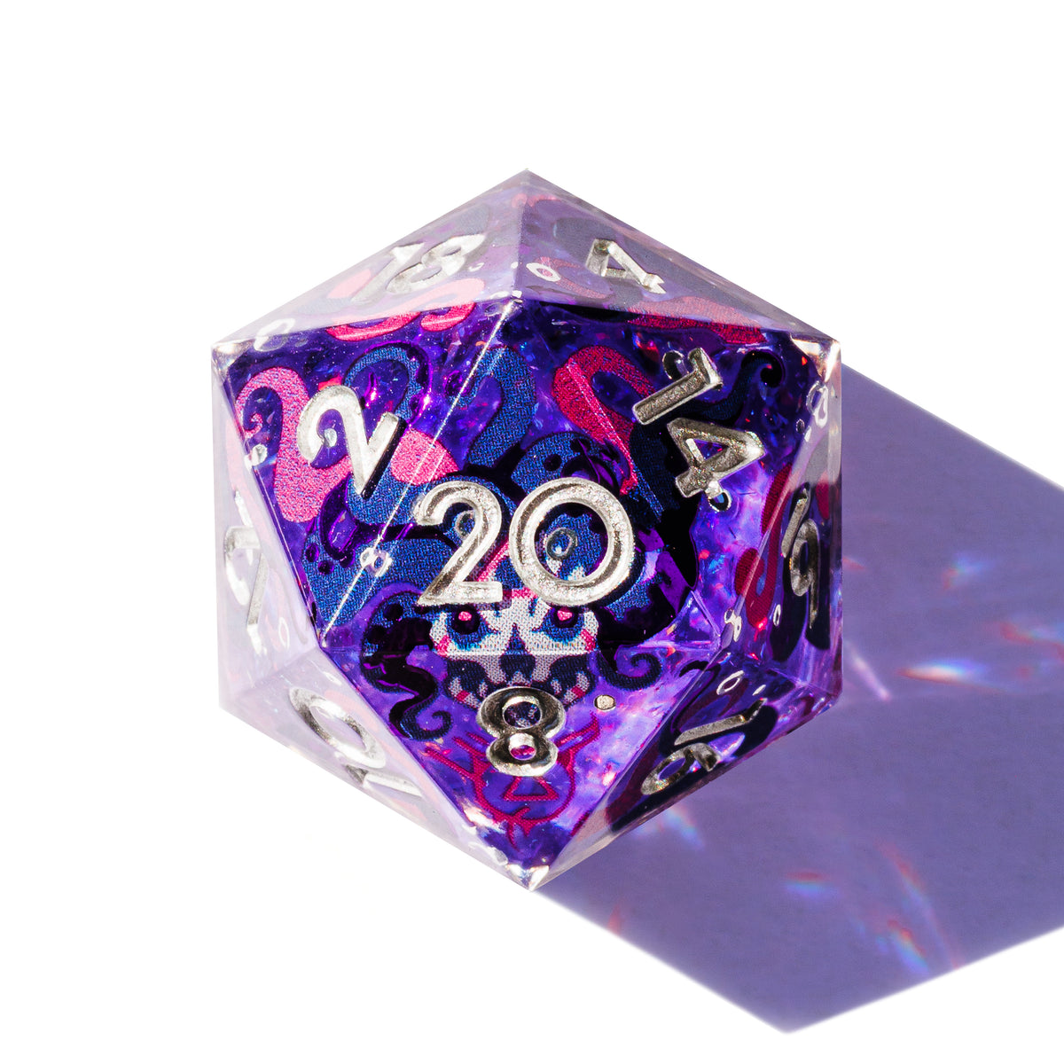 Quest's End x Dispel Dice "Revenant Rattle Bones" 7-Piece Iconic Dice Set