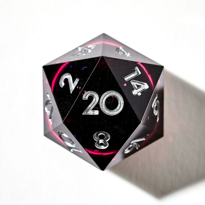 Darker Matter 7-Piece Liquid Core Dice Set