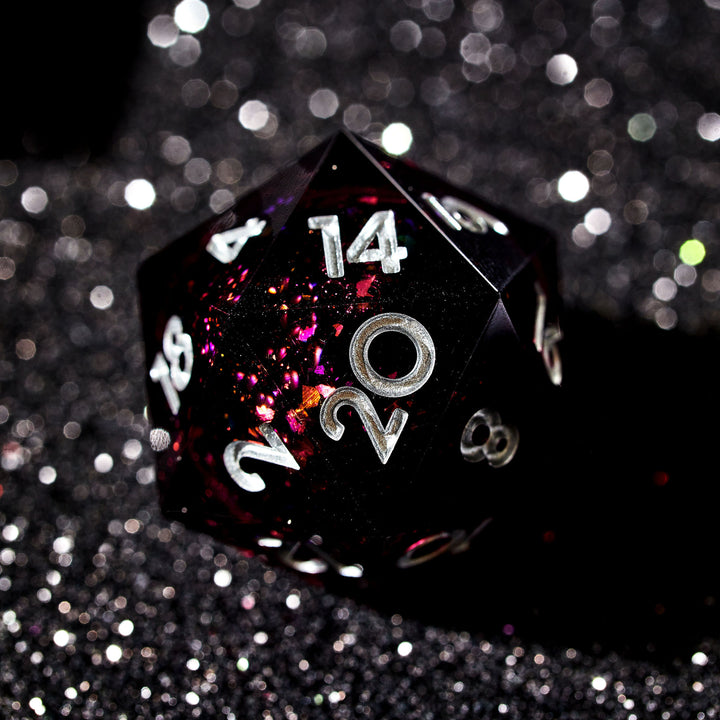 Darker Matter 7-Piece Liquid Core Dice Set