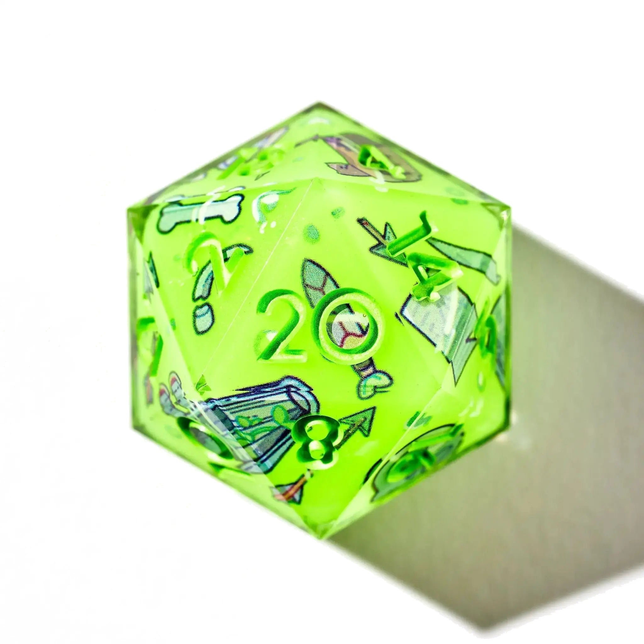 Death By Ooze 7-Piece Iconic Dice Set