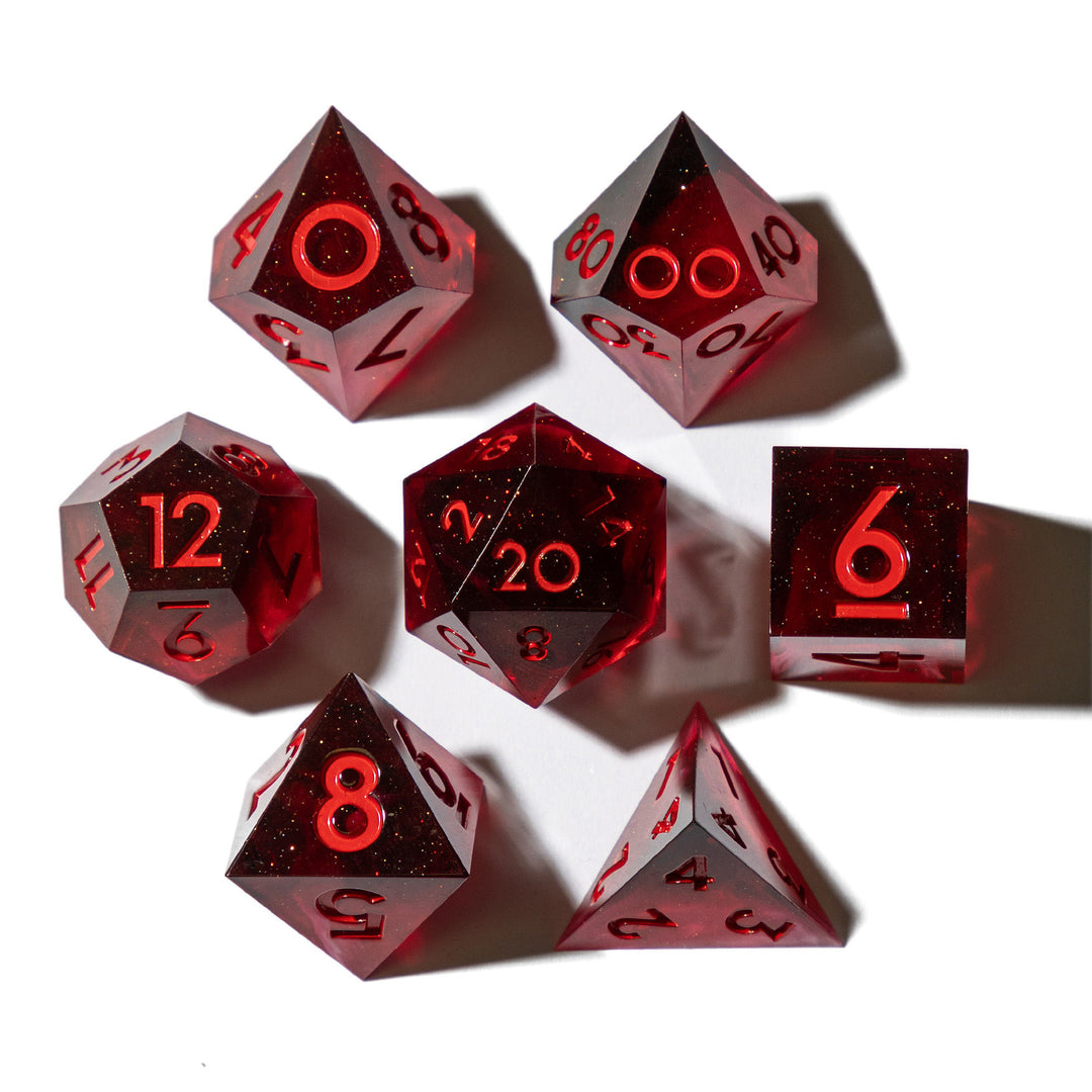 Deimos 7-Piece Polyhedral Dice Set