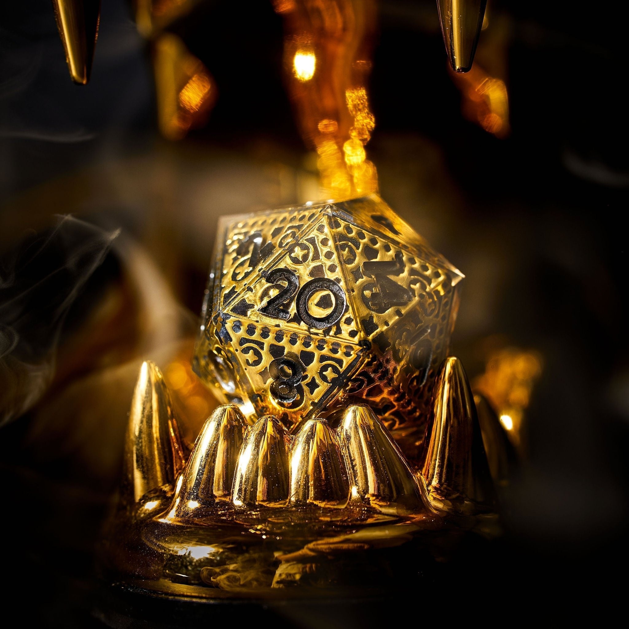 Descrated Chapel 7-Piece Iconic Dice Set - Dispel Dice - Premium DnD Dice & Accessories