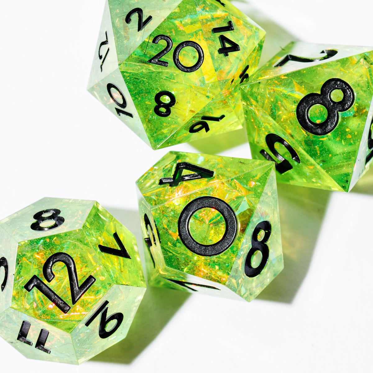 Blight 7-Piece Standard Dice Set - Dispel Dice - Premium DnD Dice & Accessories # #