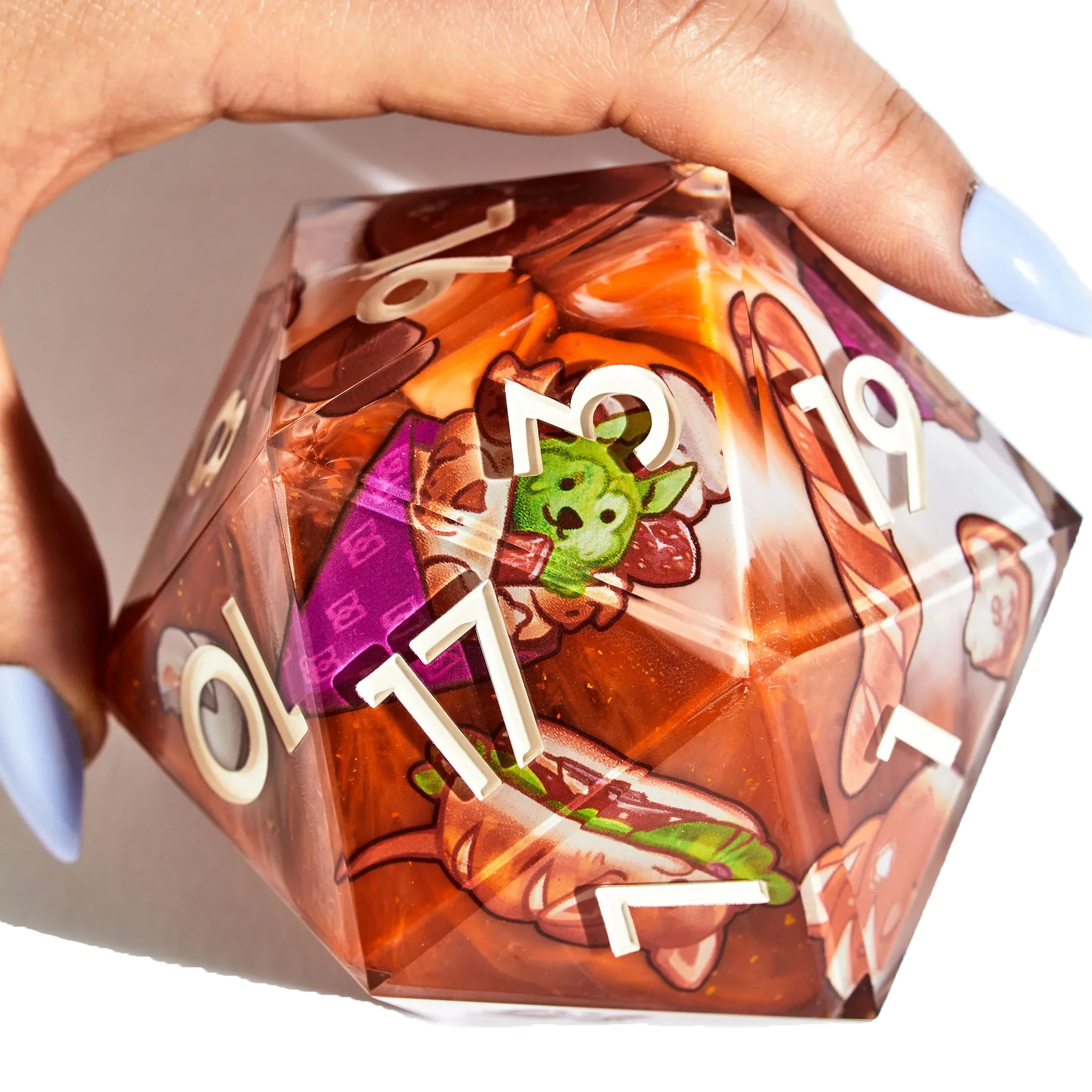 Dog Bakery 95mm Iconic Chonk D20 - Dispel Dice - Premium DnD Dice & Accessories # #