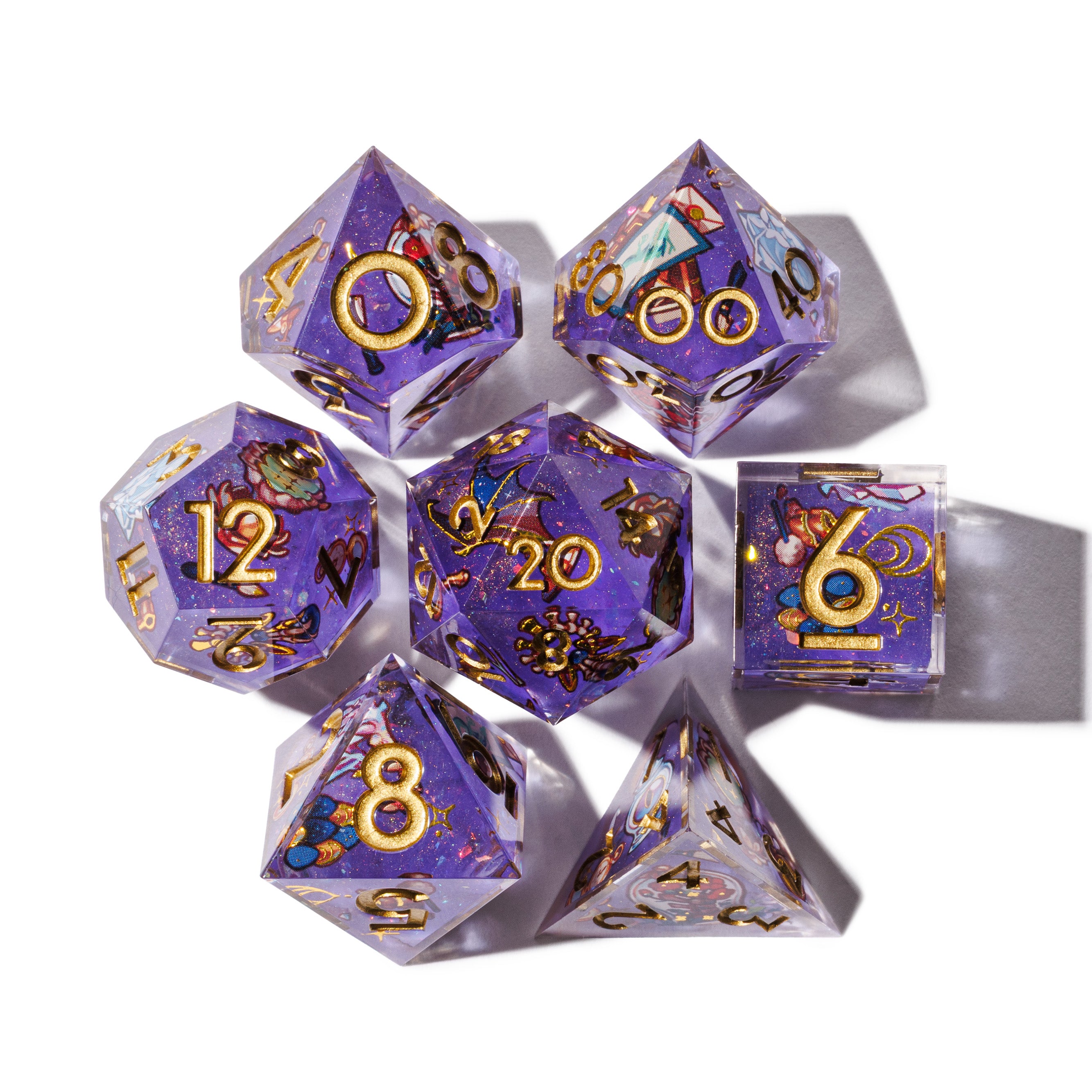 Draconian History 7-Piece Iconic Dice Set
