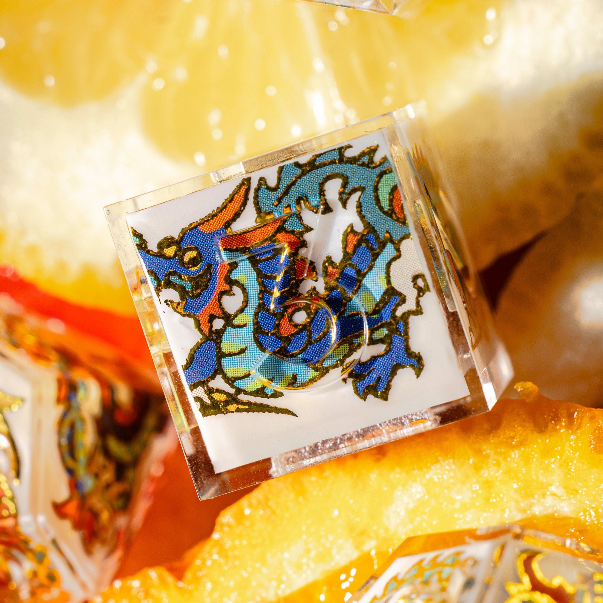 Crouching Phoenix Hidden Dragon 7-Piece Iconic Set - Dispel Dice - Premium DnD Dice & Accessories # #