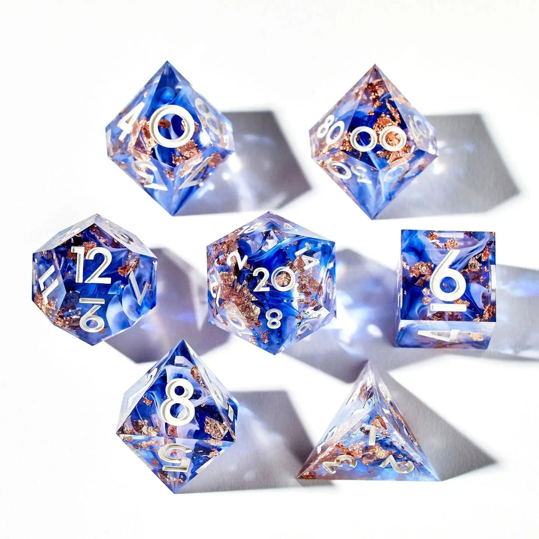 Eventide 7-Piece Polyhedral Dice Set - Dispel Dice - Premium DnD Dice & Accessories
