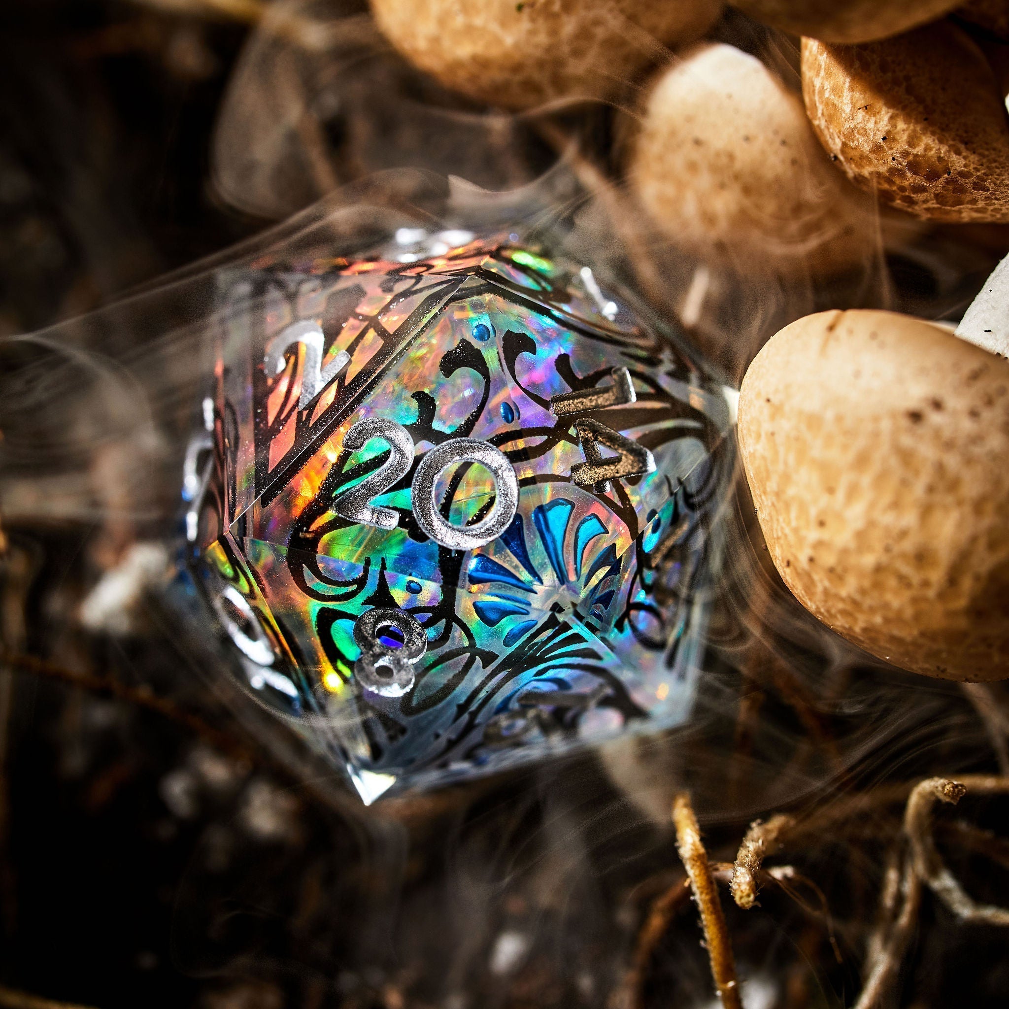 Faerie Gate 7-Piece Iconic Dice Set - Dispel Dice - Premium DnD Dice & Accessories