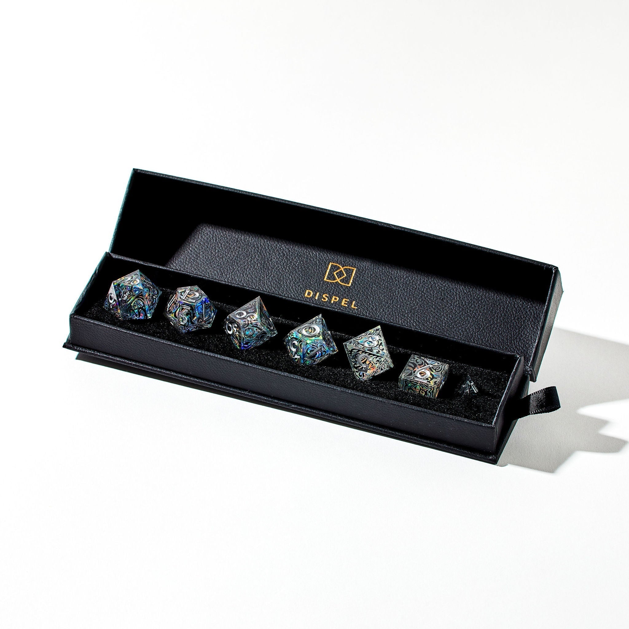 Faerie Gate 7-Piece Iconic Dice Set - Dispel Dice - Premium DnD Dice & Accessories