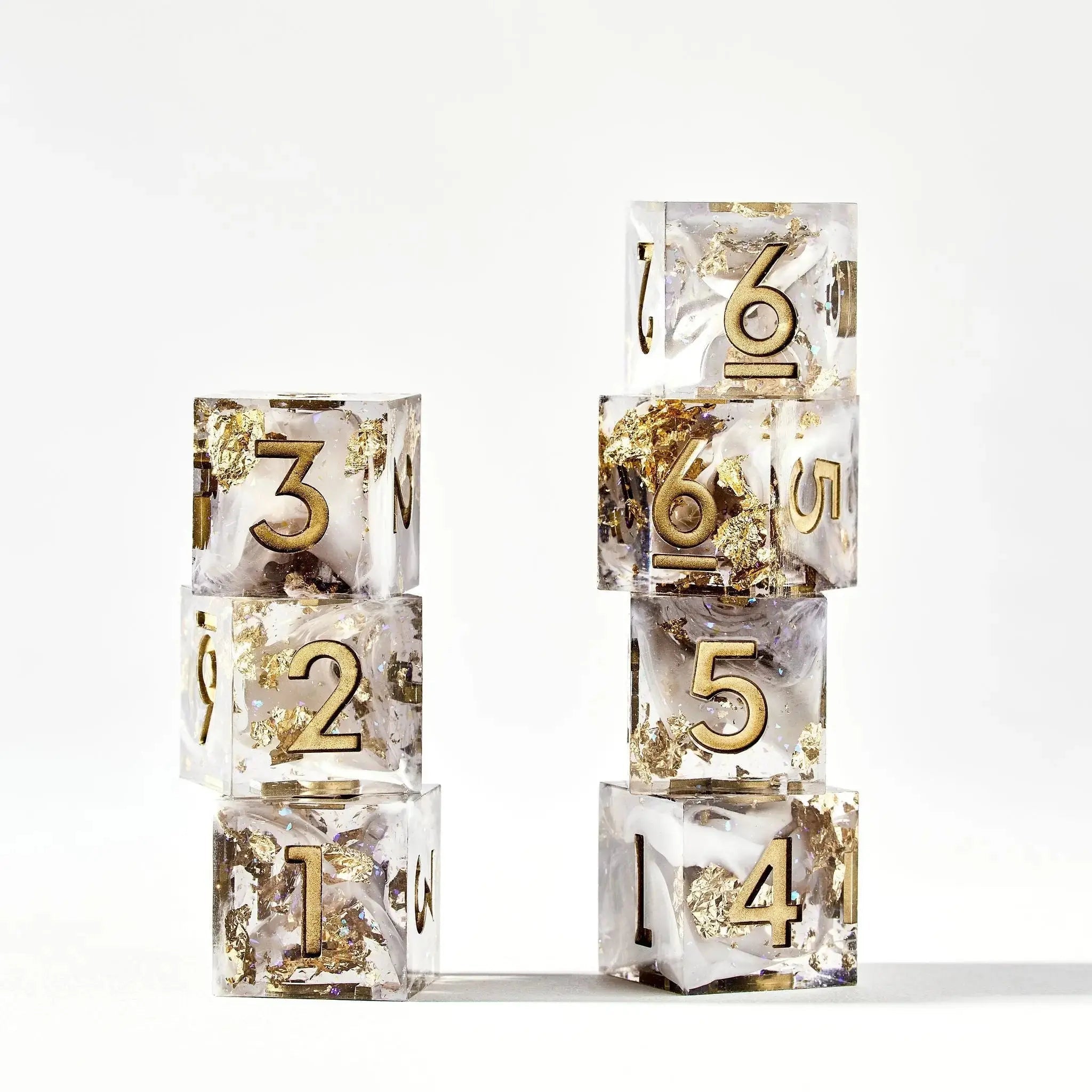 Fall From Grace 7-Piece Polyhedral Dice Set - Dispel Dice - Premium DnD Dice & Accessories