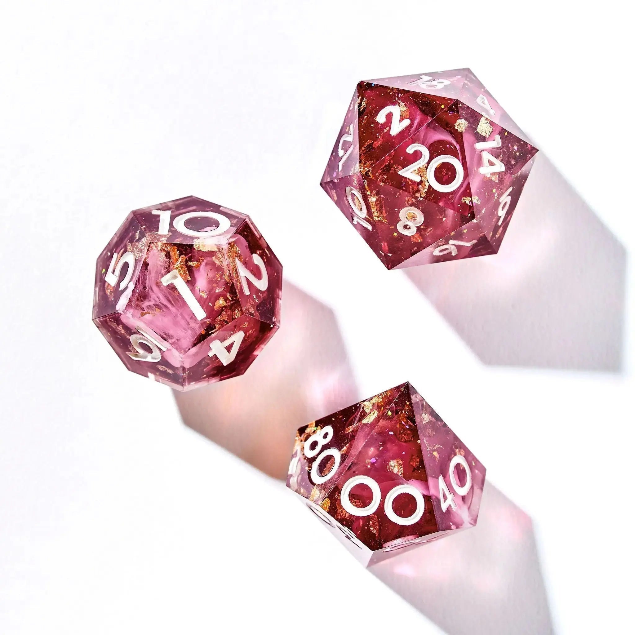 First Blush 7-Piece Polyhedral Dice Set - Dispel Dice - Premium DnD Dice & Accessories
