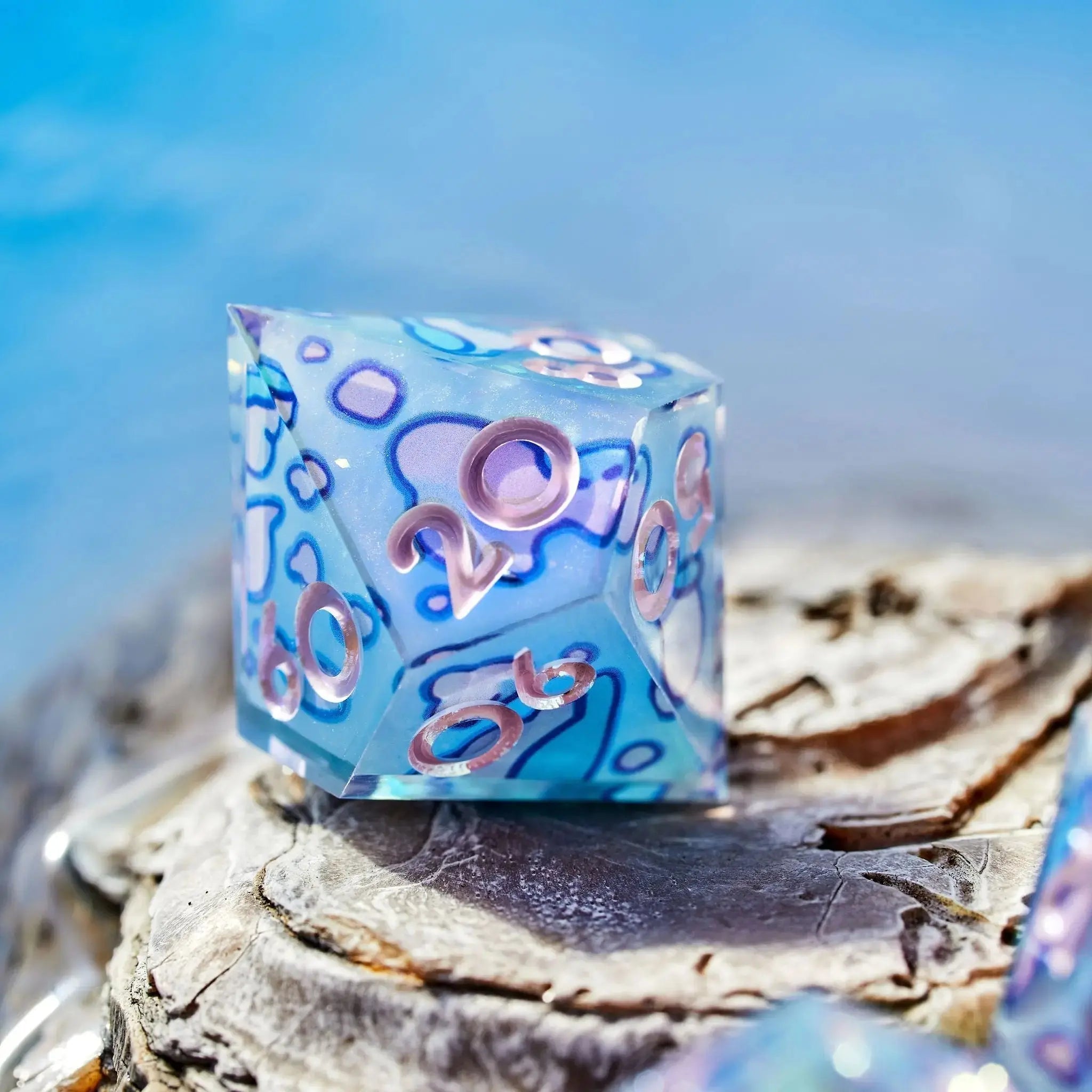 Fleeting Feelings 7-Piece Iconic Dice Set - Dispel Dice - Premium DnD Dice & Accessories