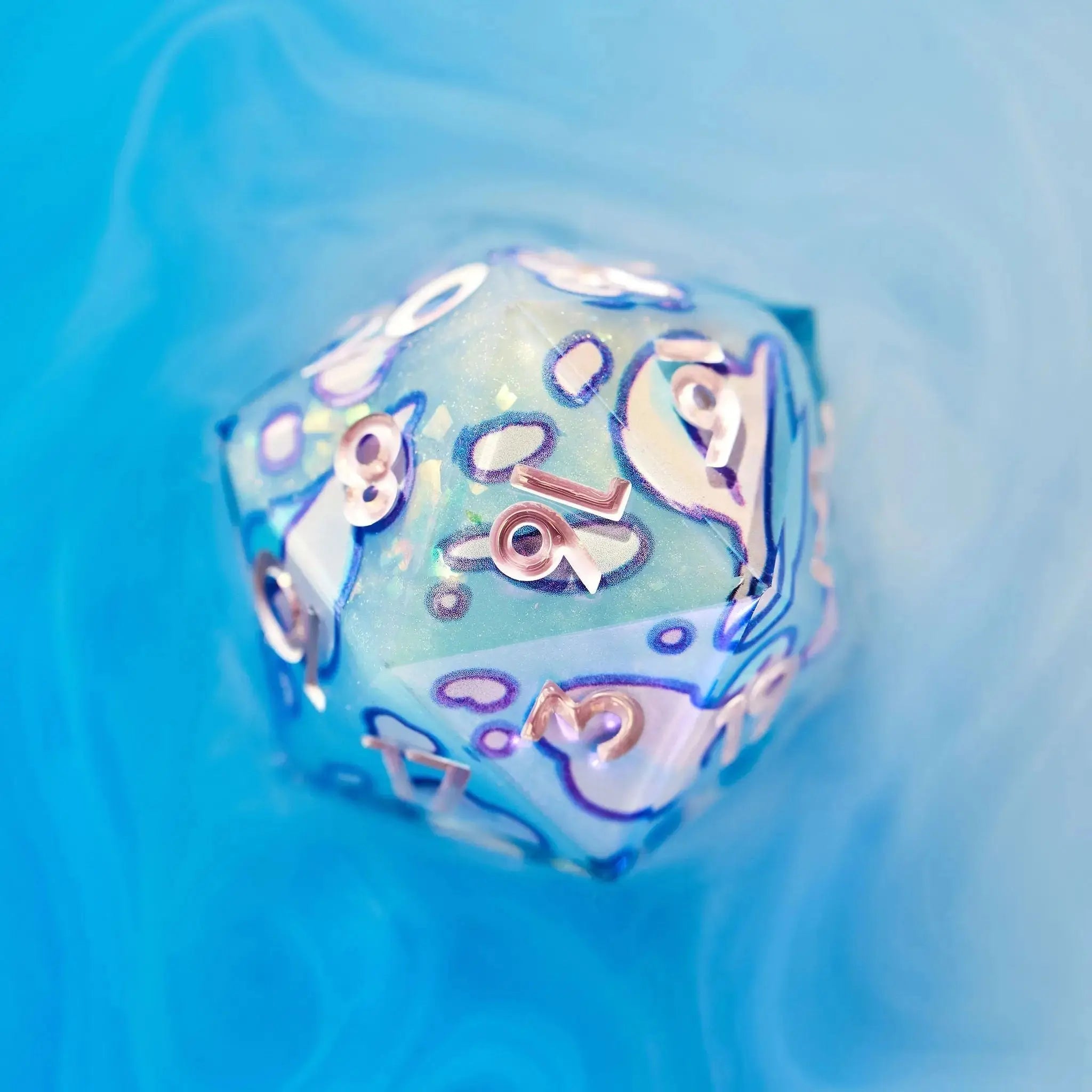 Fleeting Feelings 7-Piece Iconic Dice Set - Dispel Dice - Premium DnD Dice & Accessories