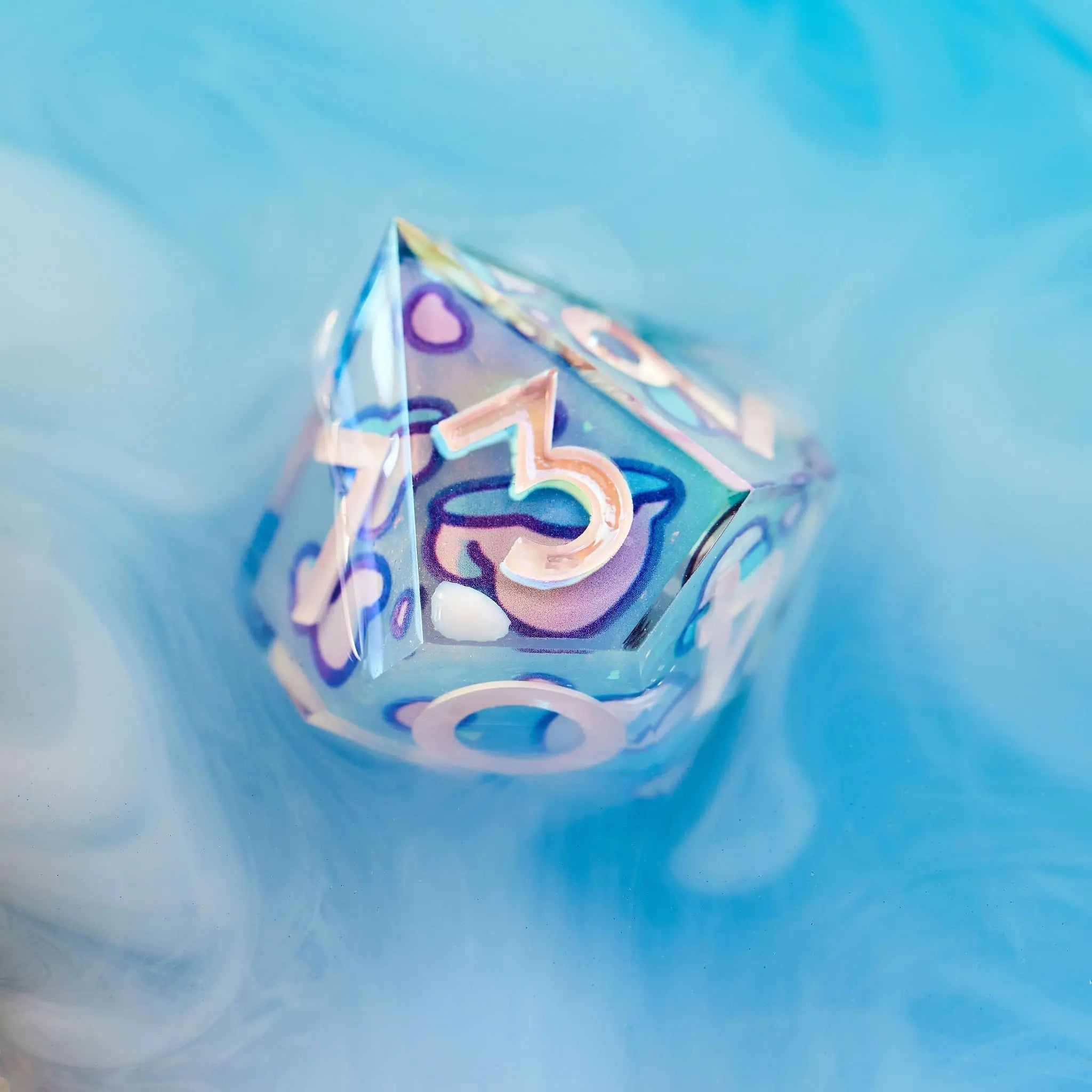 Fleeting Feelings 7-Piece Iconic Dice Set - Dispel Dice - Premium DnD Dice & Accessories