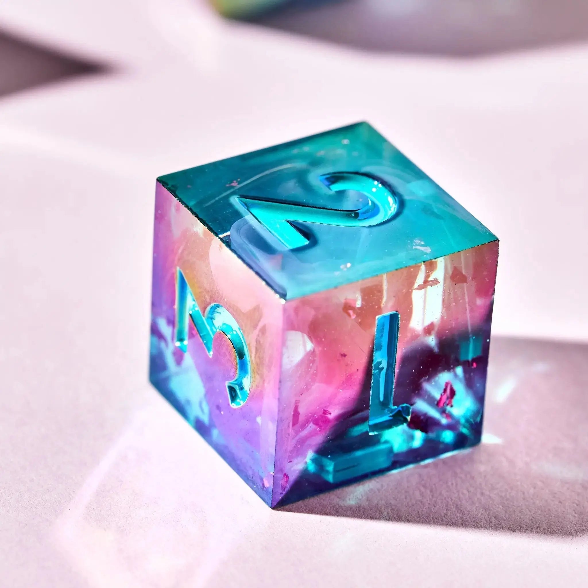 Fluorite Float 7-Piece Polyhedral Dice Set - Dispel Dice - Premium DnD Dice & Accessories