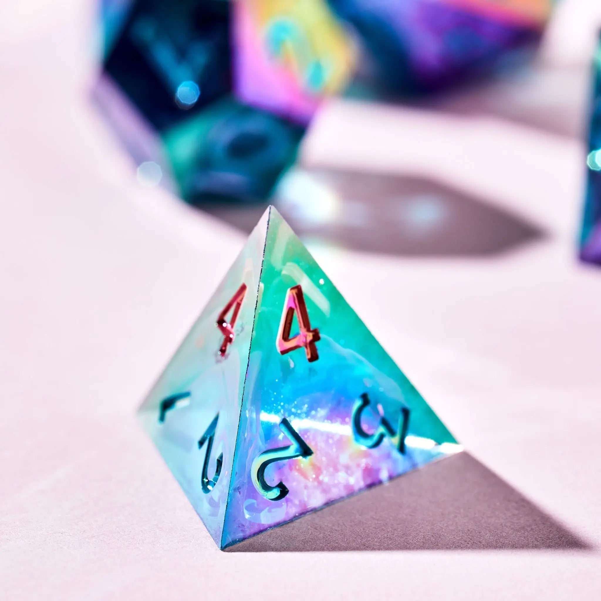 Fluorite Float 7-Piece Polyhedral Dice Set - Dispel Dice - Premium DnD Dice & Accessories