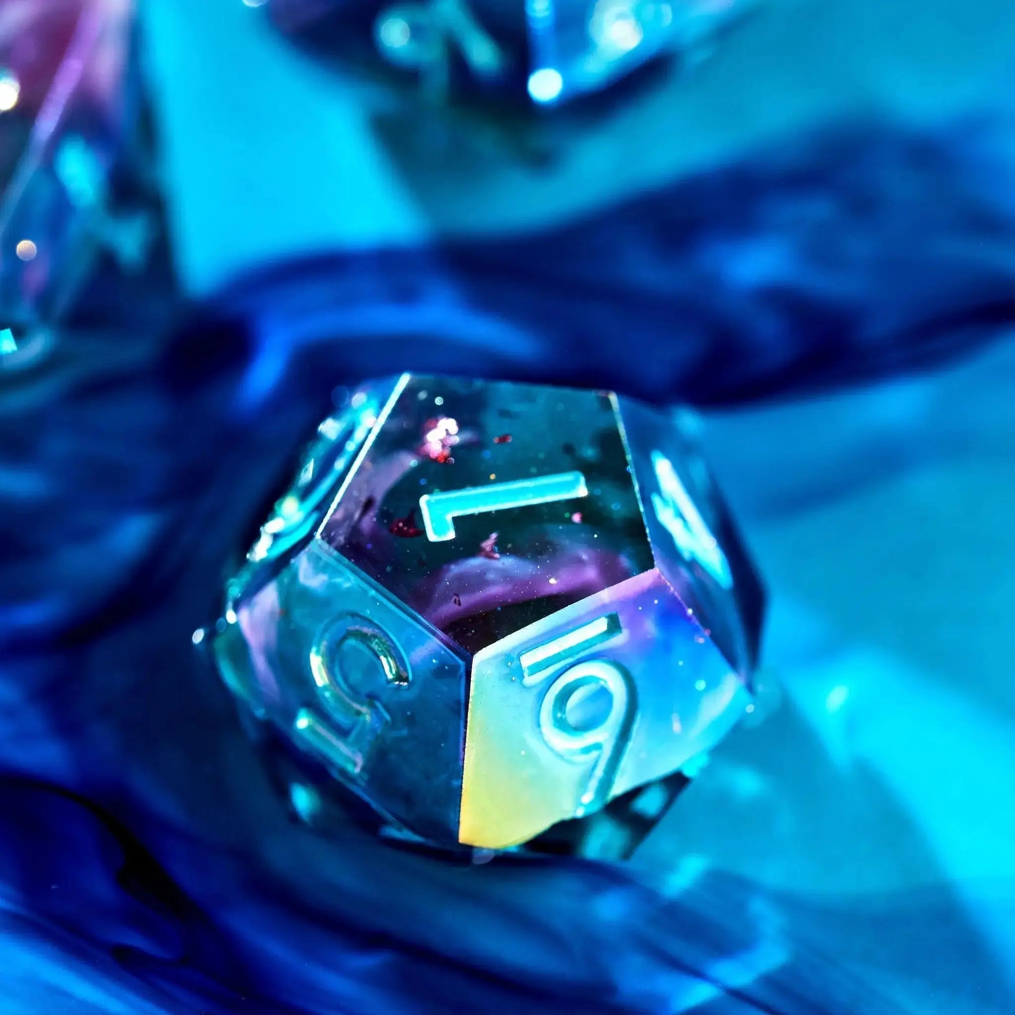 Fluorite Float 7-Piece Polyhedral Dice Set - Dispel Dice - Premium DnD Dice & Accessories