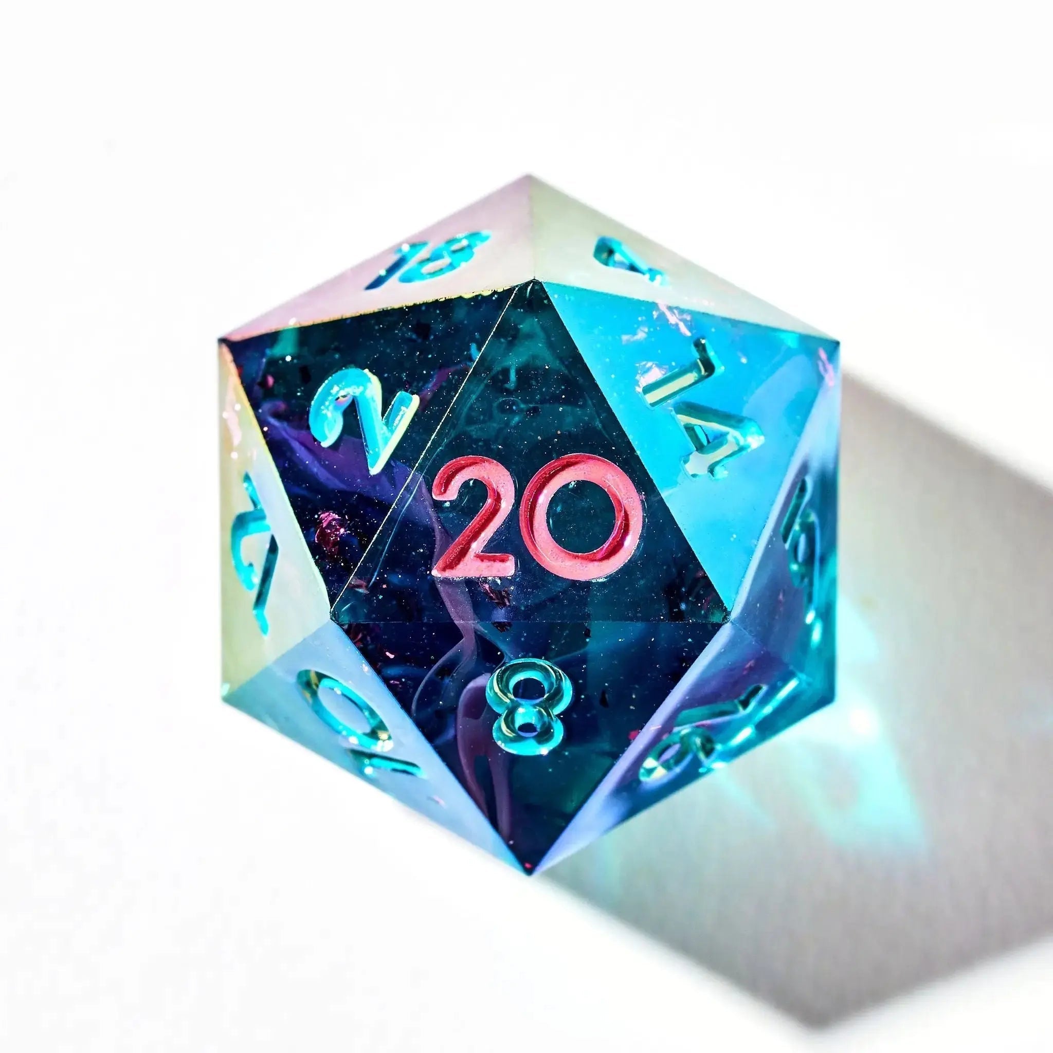 Fluorite Float 7-Piece Polyhedral Dice Set - Dispel Dice - Premium DnD Dice & Accessories